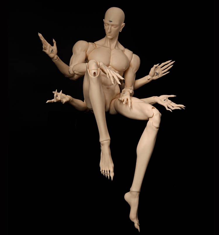 FantasyShape 77cm BJD body Three eyes and six arms Micah