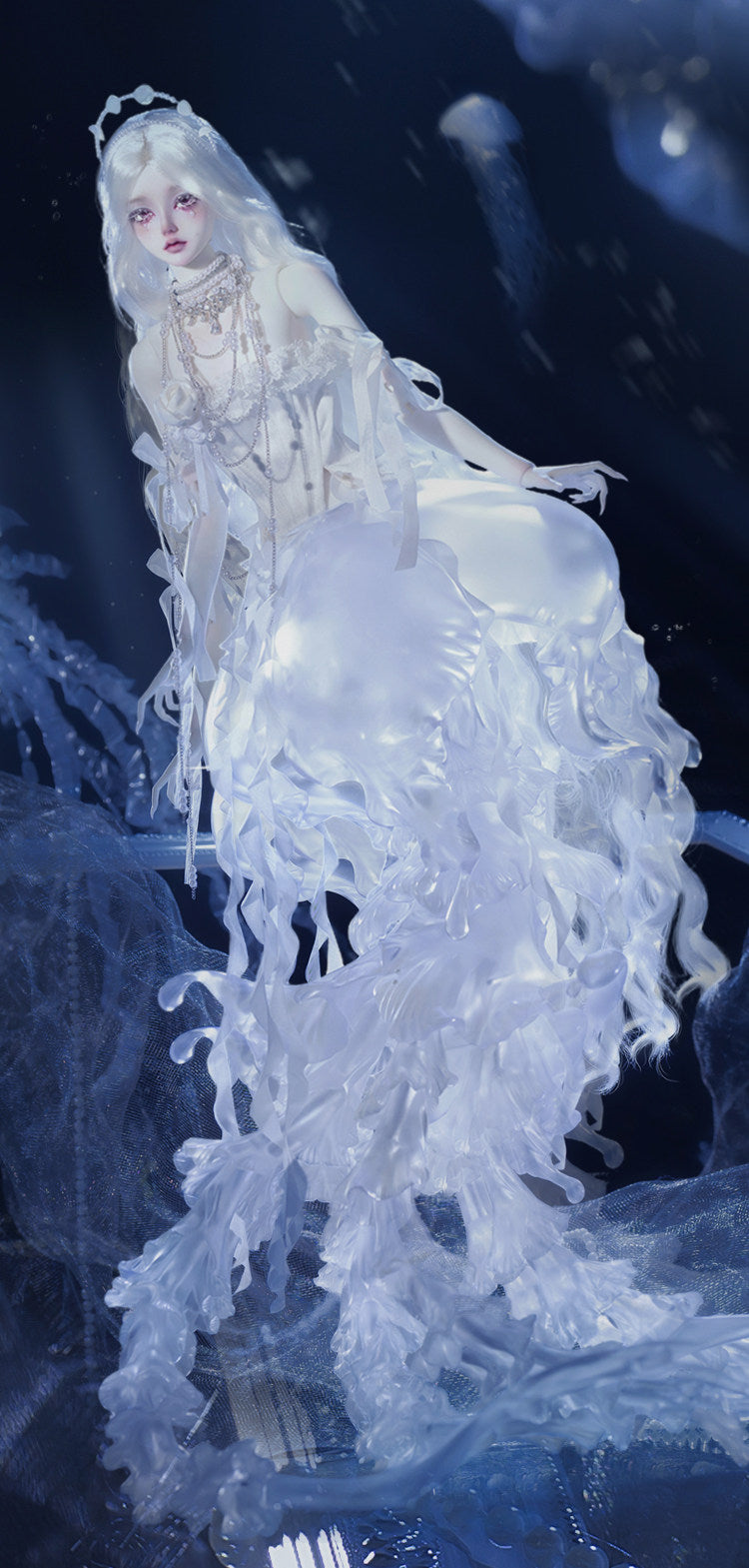 DollZone 1/4 BJD Jellyfish nude doll full set YueXi