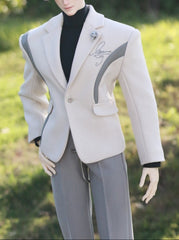 Xavier cos Silver Light Carving 75cm 77cm BJD outfits