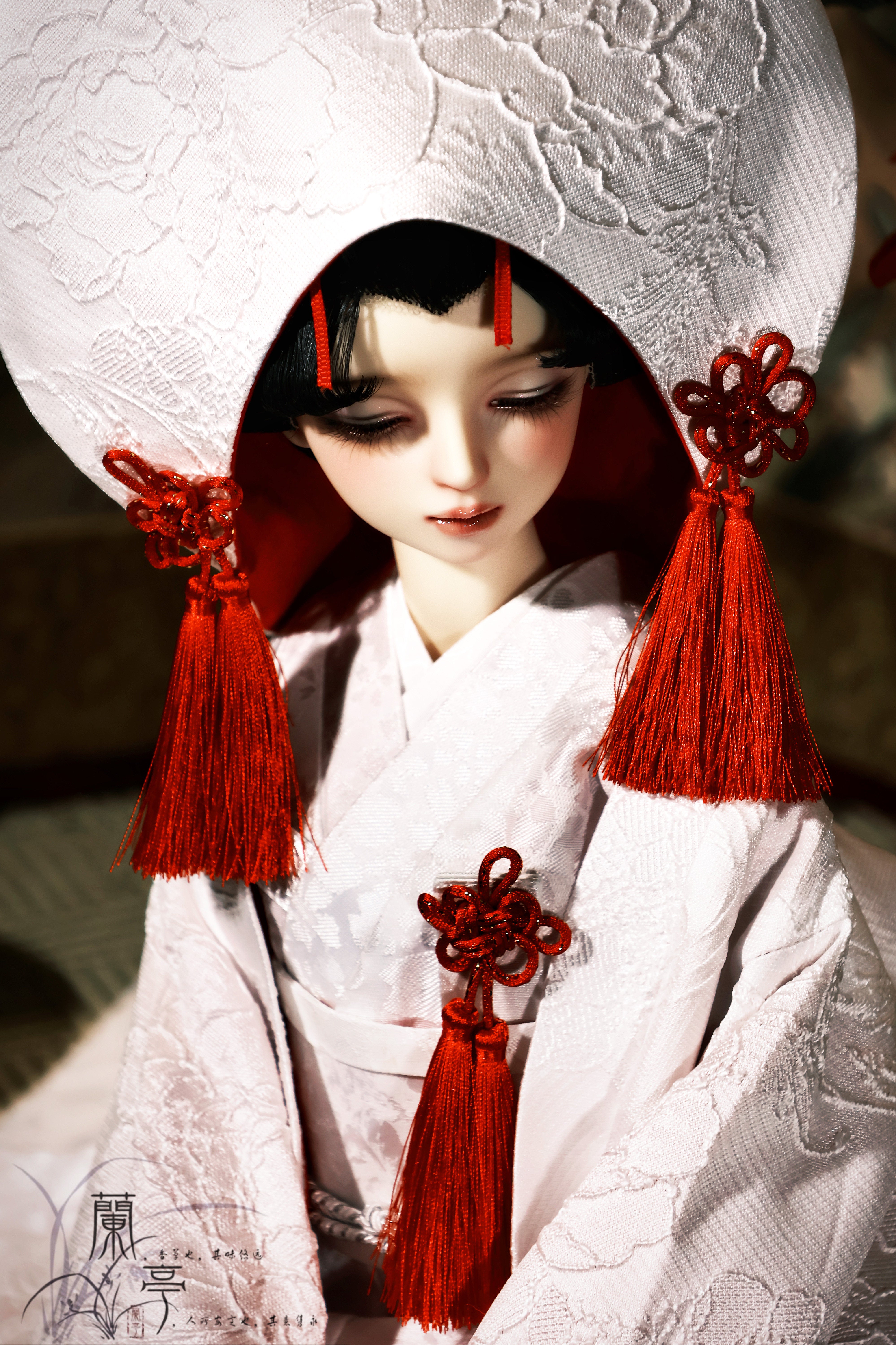 LanTingJiMeng 1/4 1/3 68cm-75cm uncles Kimono Floral and foliage patterns BJD clothing