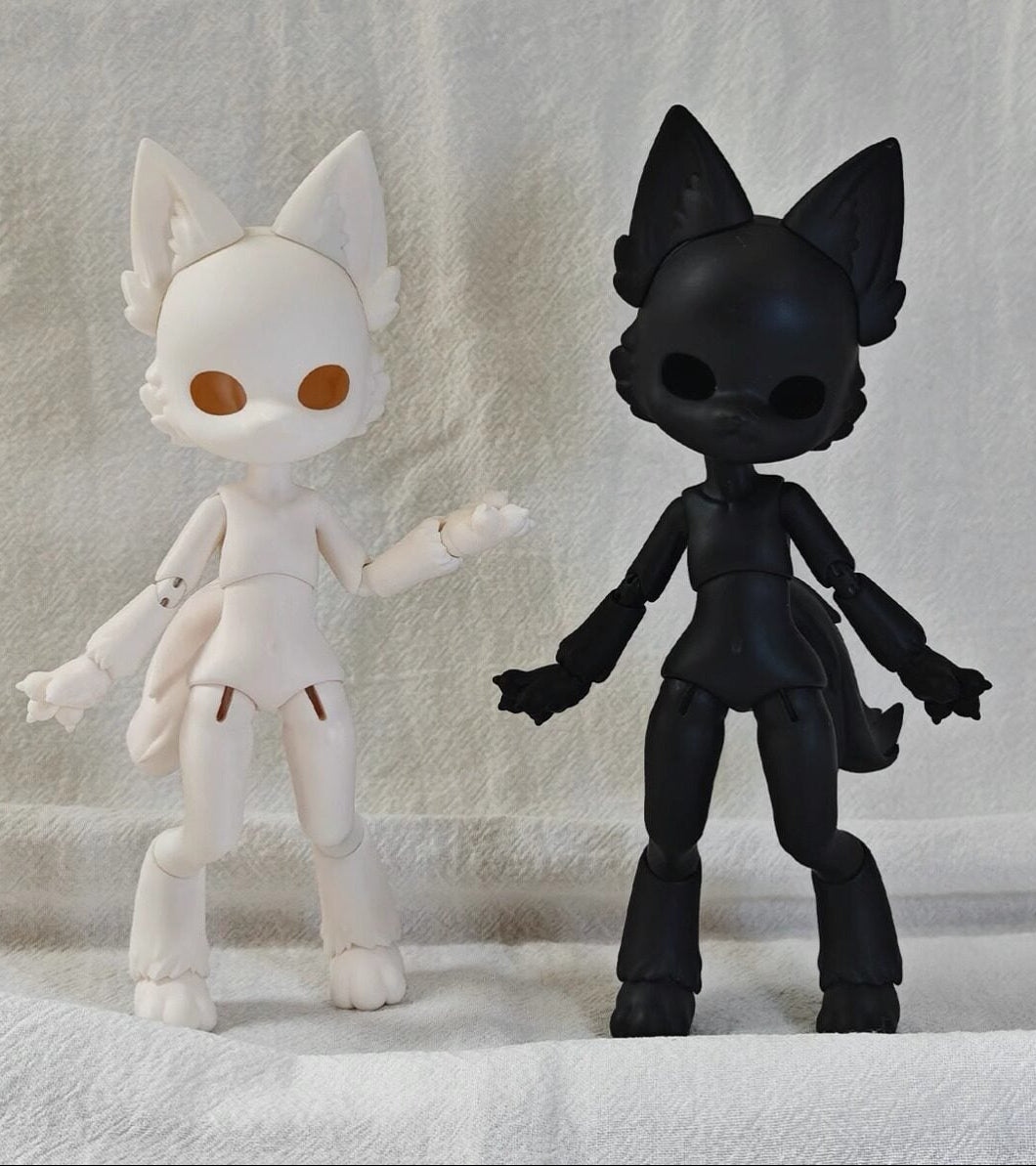Tinguin 1/12 Cat BJD Body black color