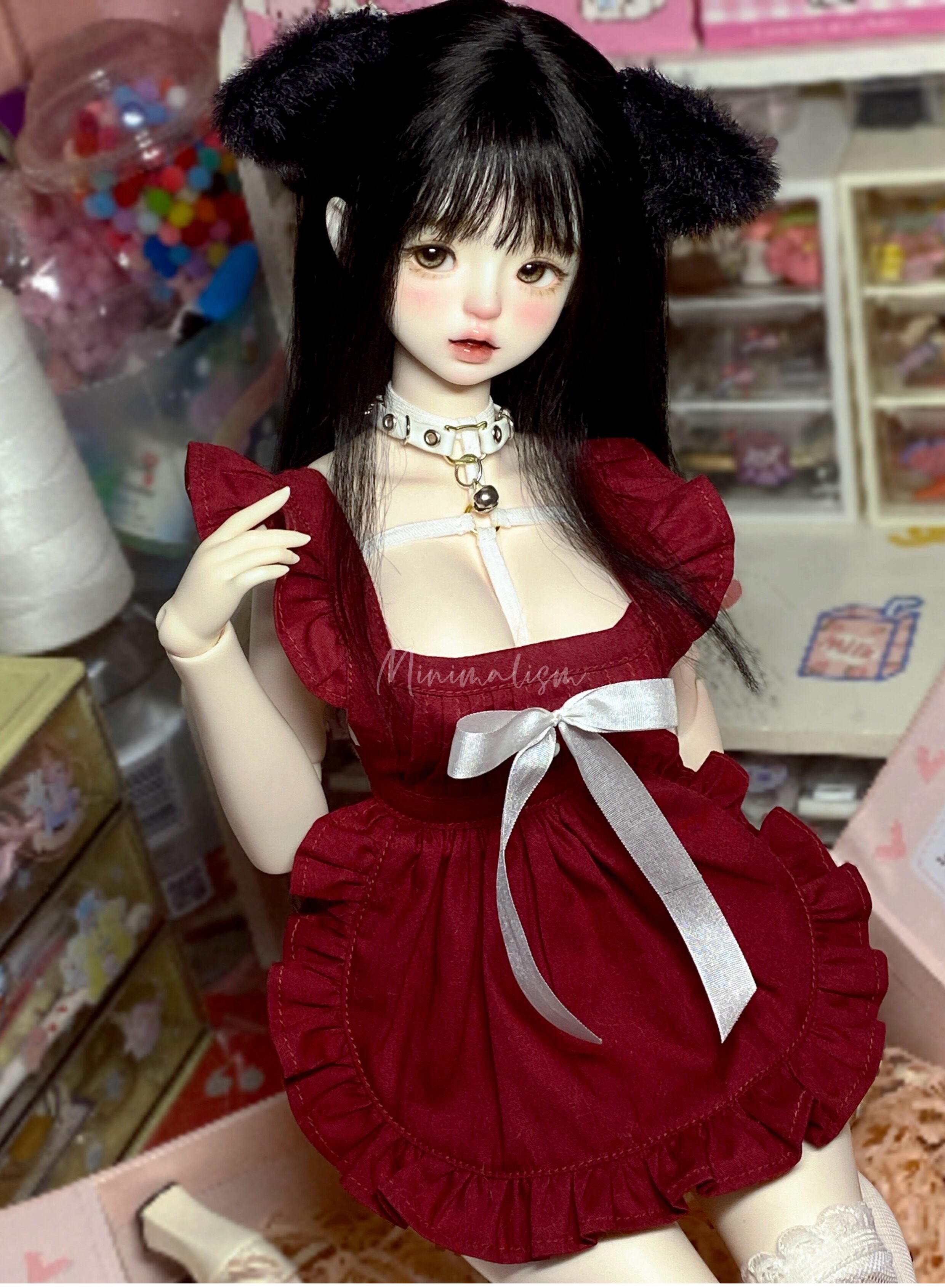 Minimalism 1/4 Maid apron BJD clothing