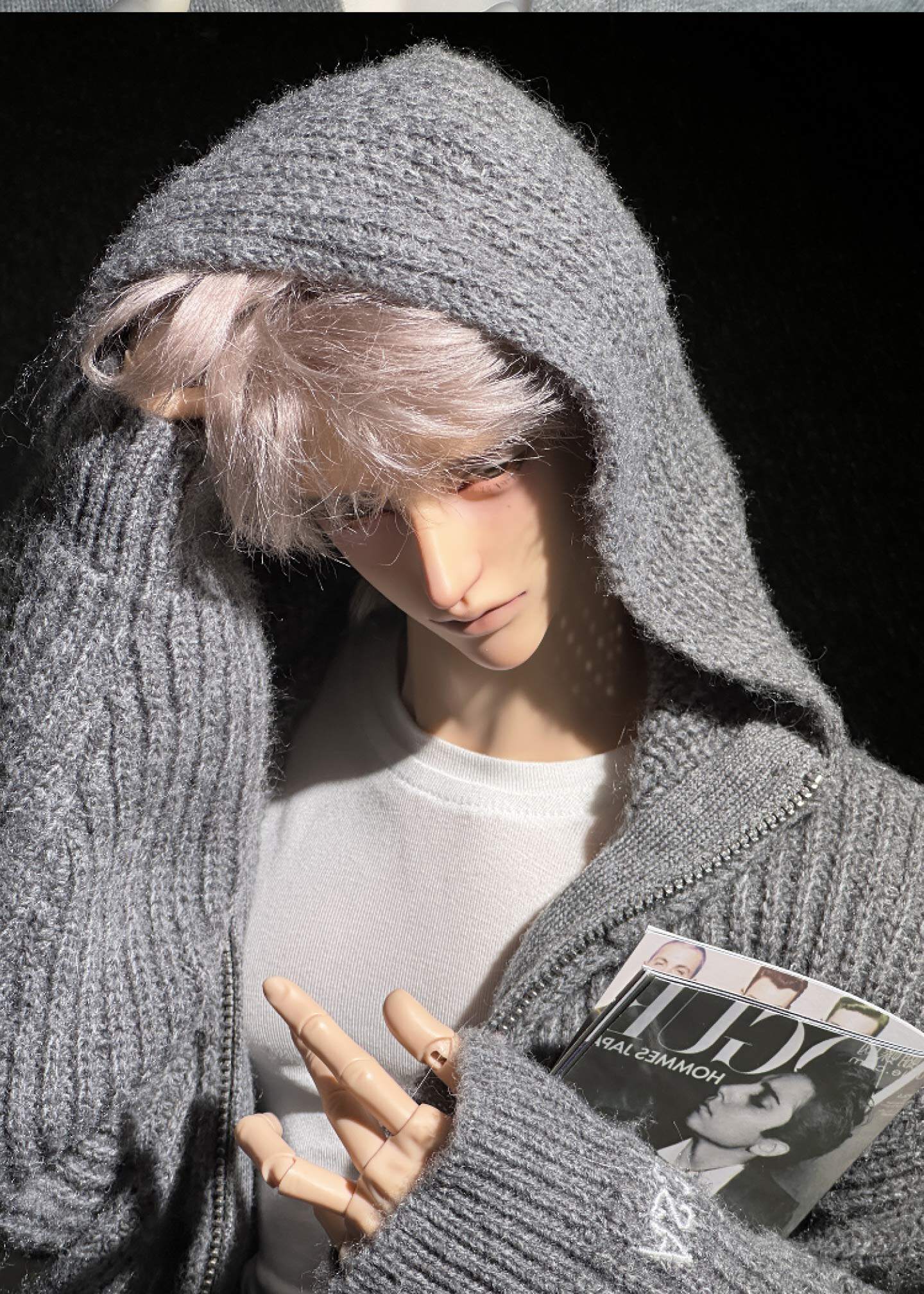 XiehuerDoll 75cm BJD head Luu
