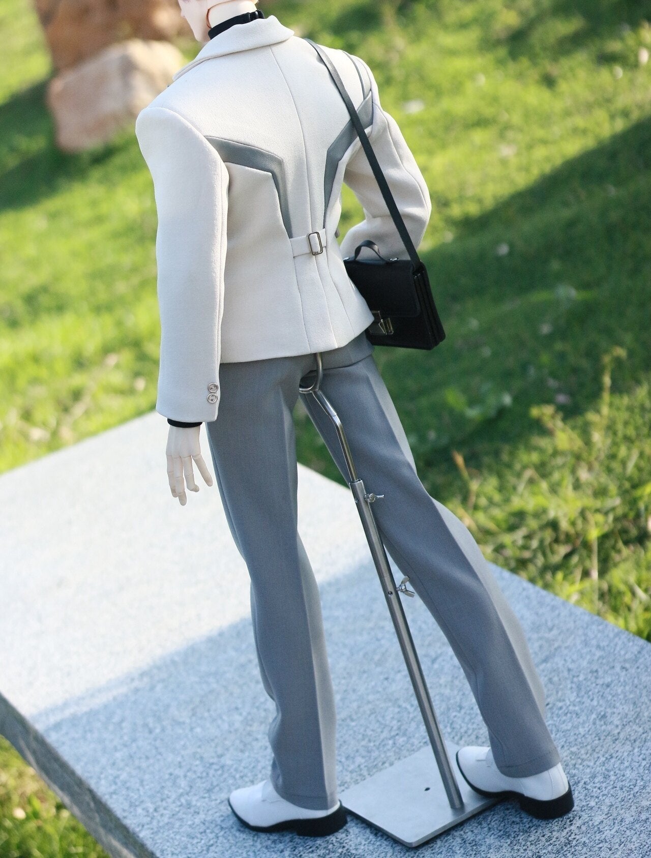 Xavier cos Silver Light Carving 75cm 77cm BJD outfits