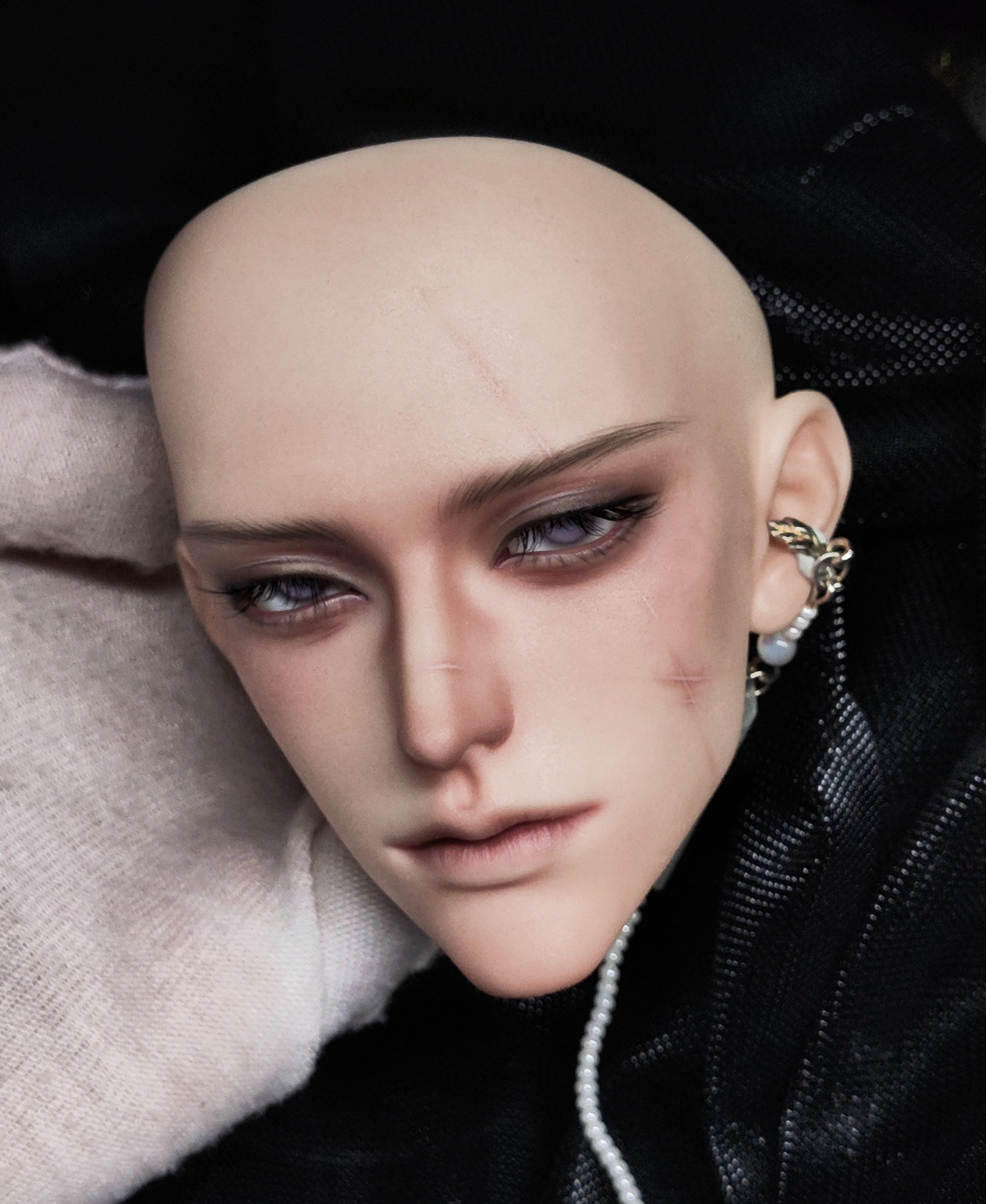 Light 1/4 75cm BJD head Aries代购