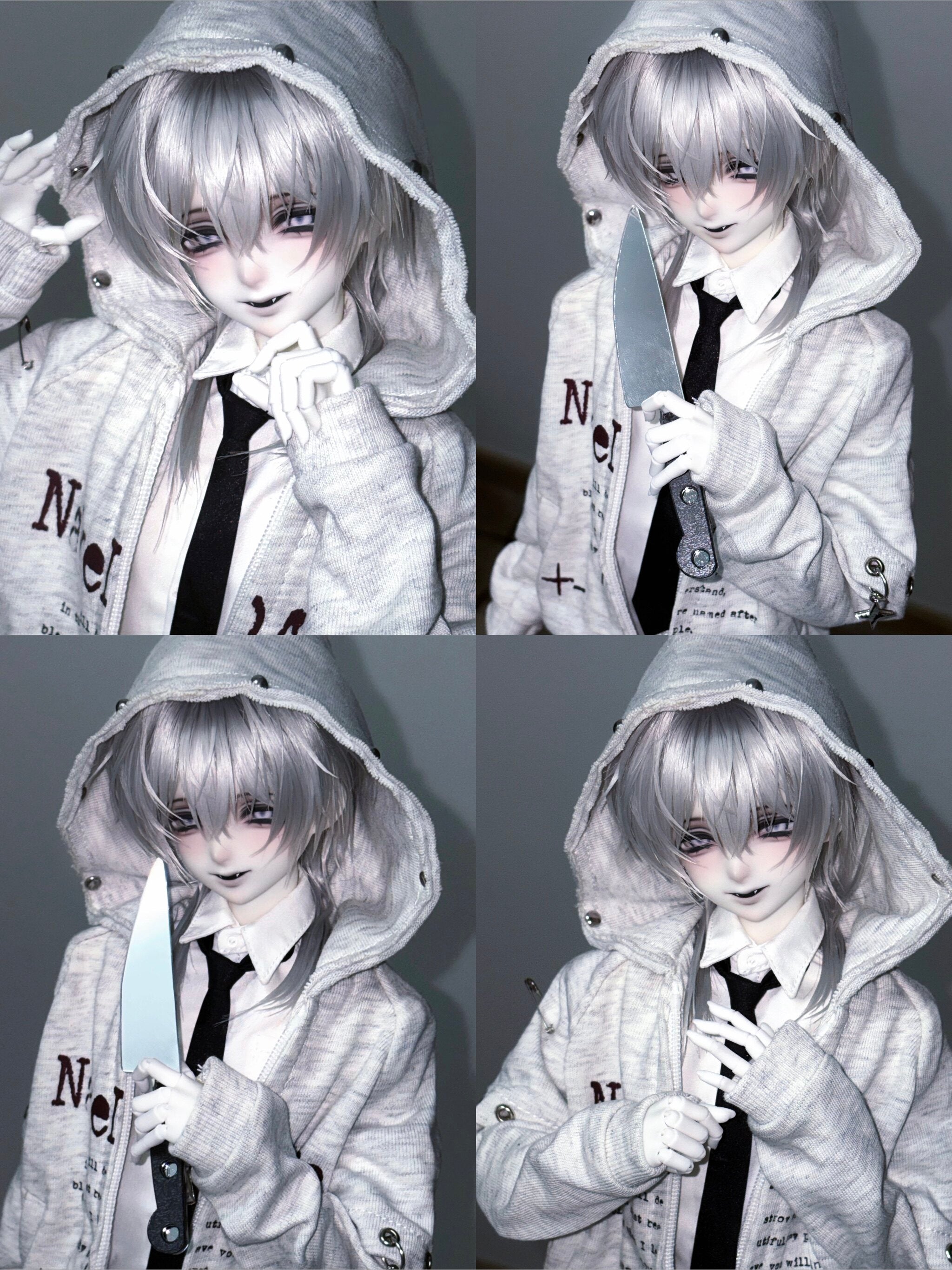 SMAN  1/4 BJD Head Smiling XiHe代购