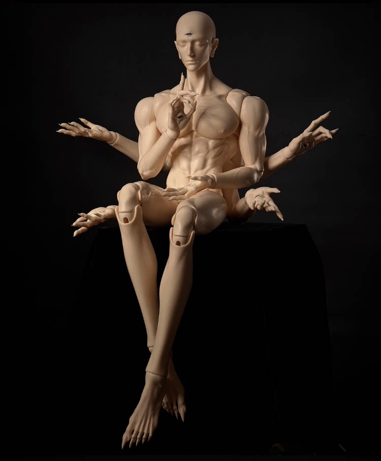FantasyShape 77cm BJD body Three eyes and six arms Micah