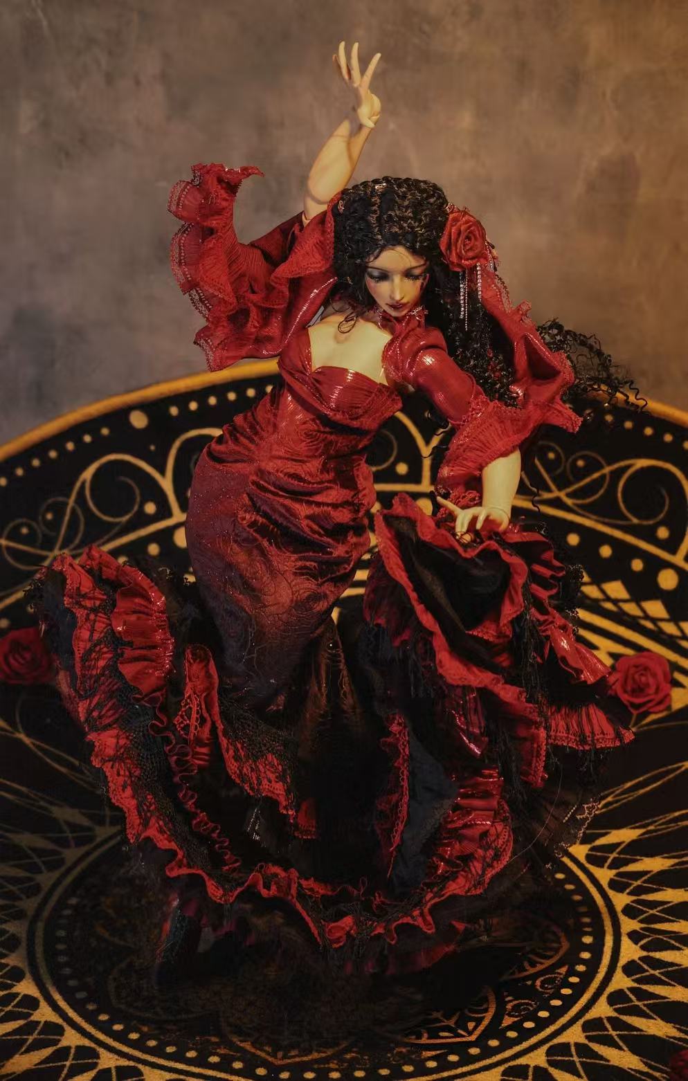 GalanteDoll 1/3 1/4 BJD wigs Dance of Death