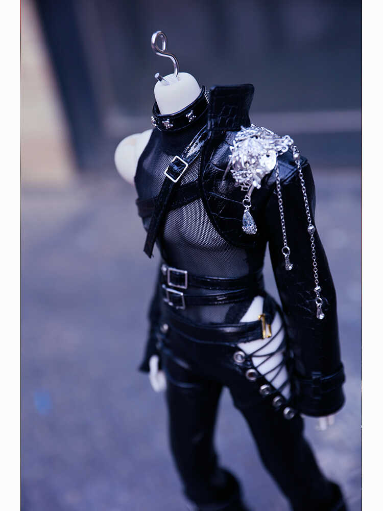 Q&C 1/4 70cm 75cm Leather set BJD outfits