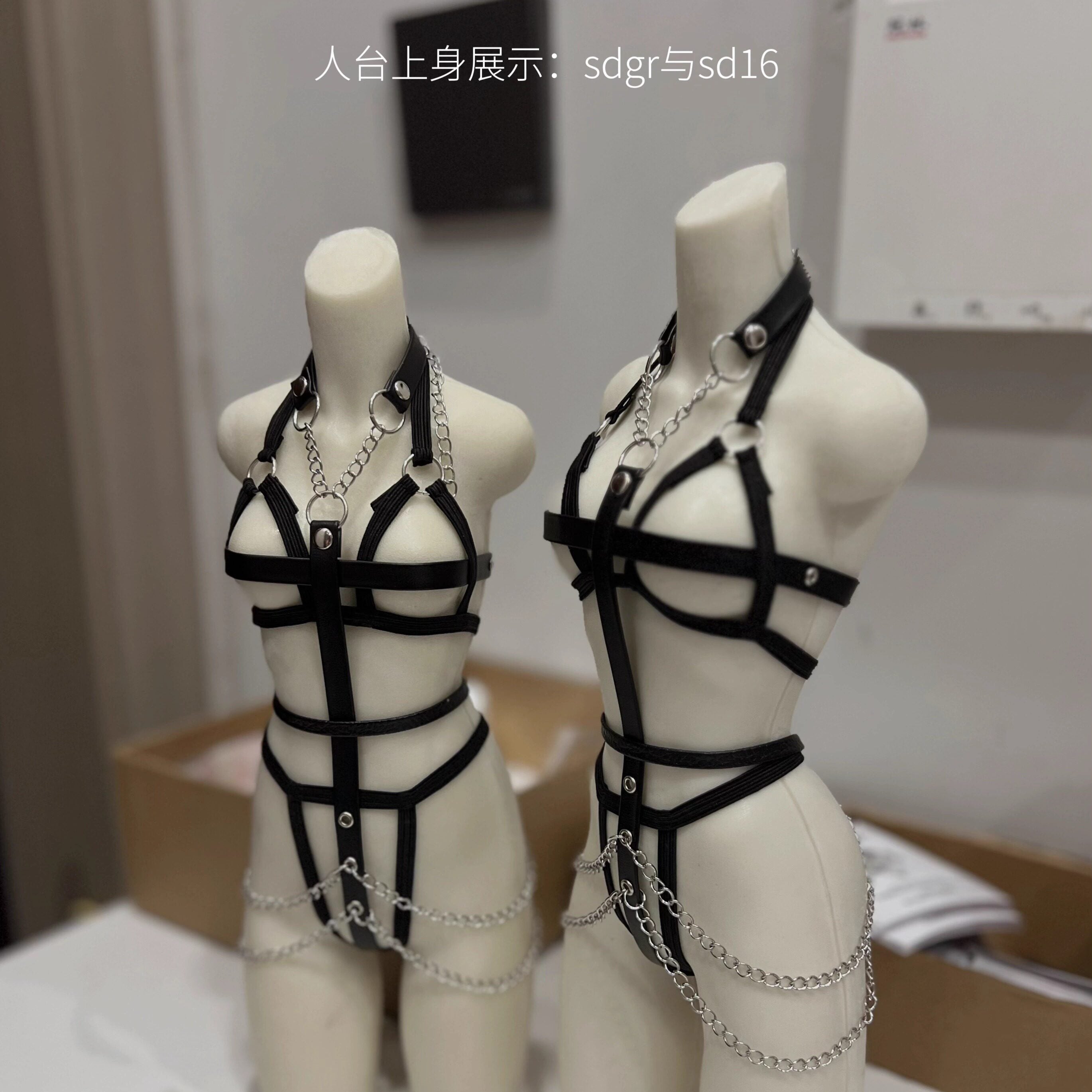 Minimalism 1/4 1/3 Bondage Strap Lingerie Set BJD clothing