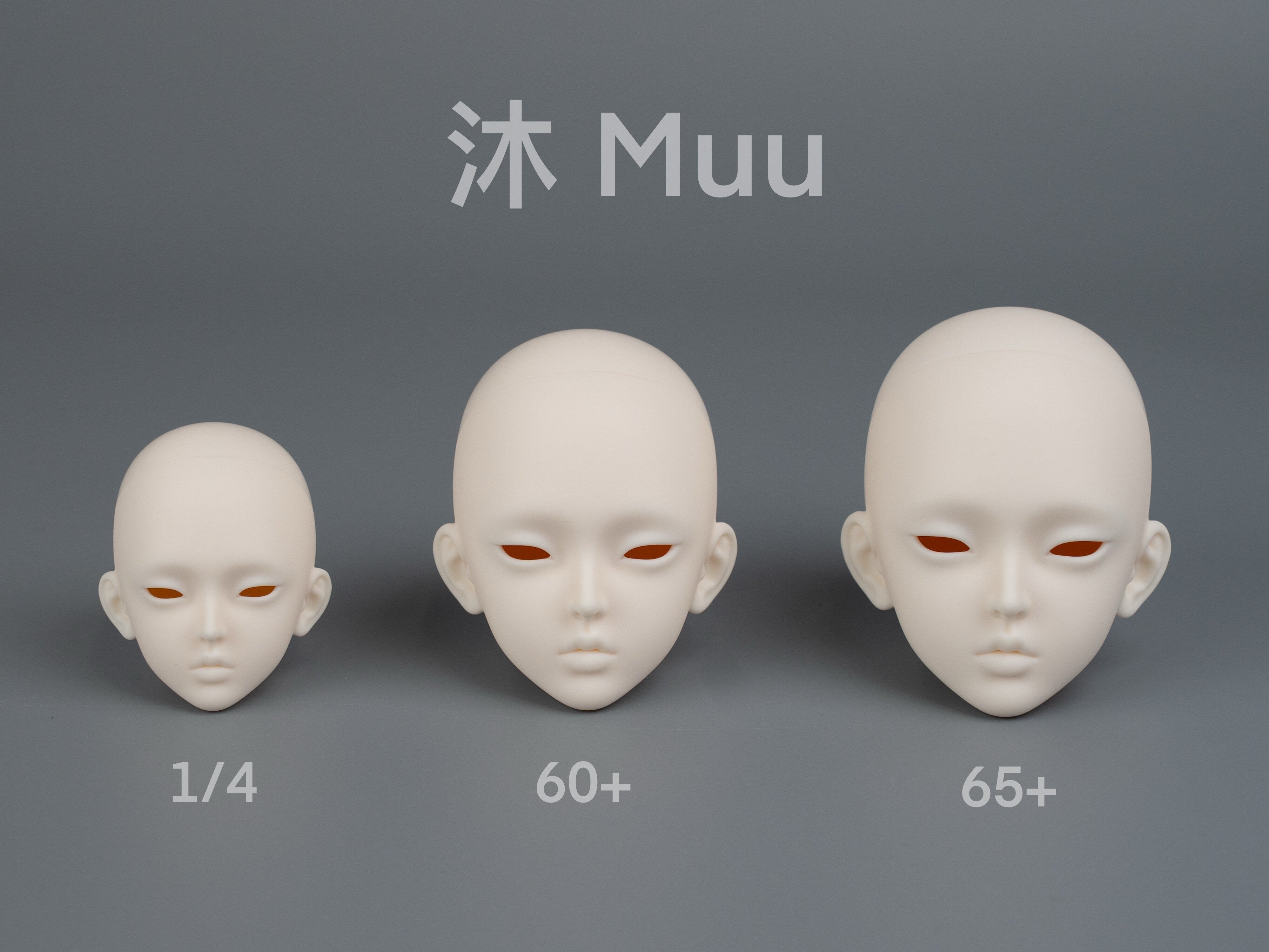 FANFF 1/4 60cm 65cm BJD head Xuu & Muu