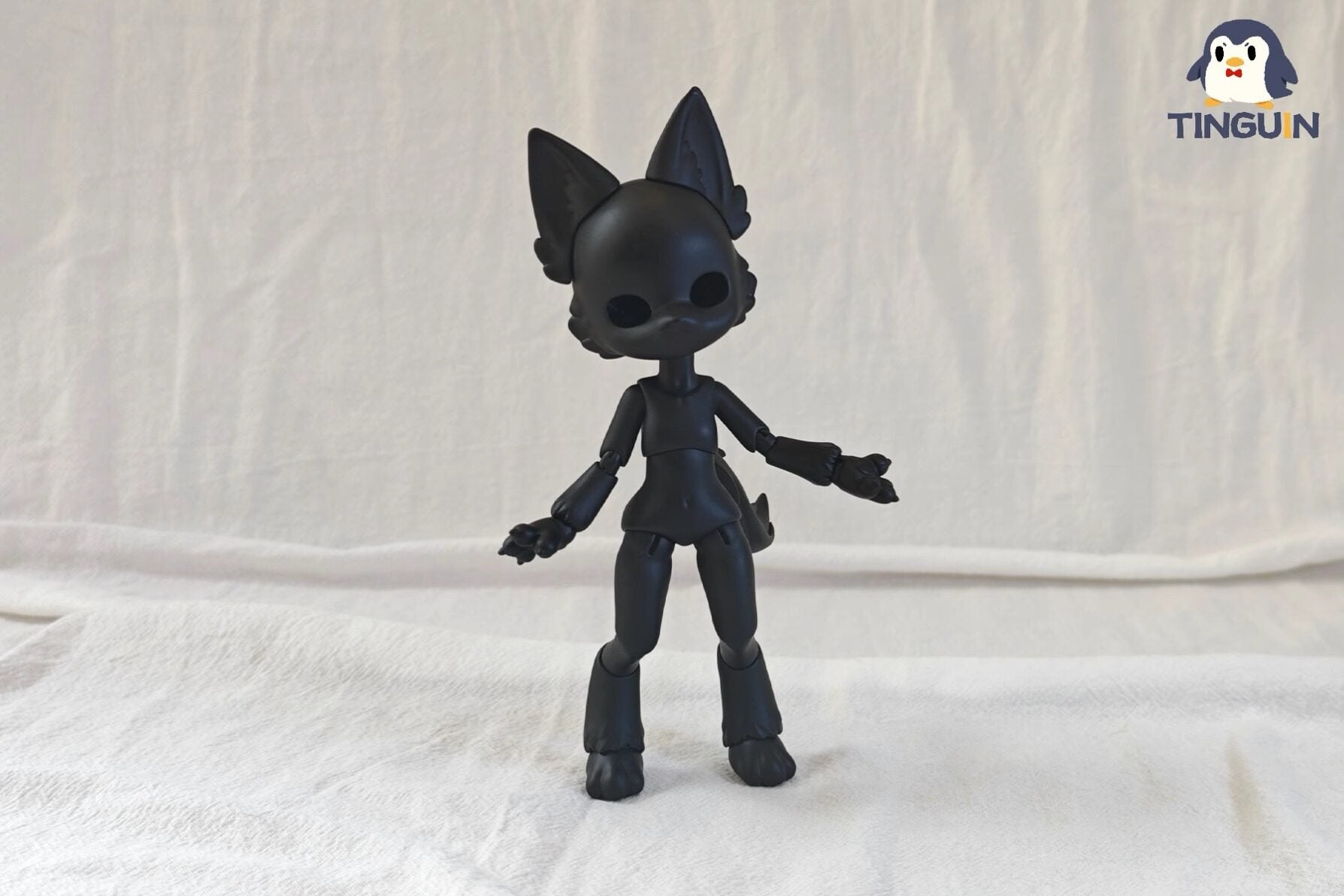 Tinguin 1/12 Cat BJD Body black color