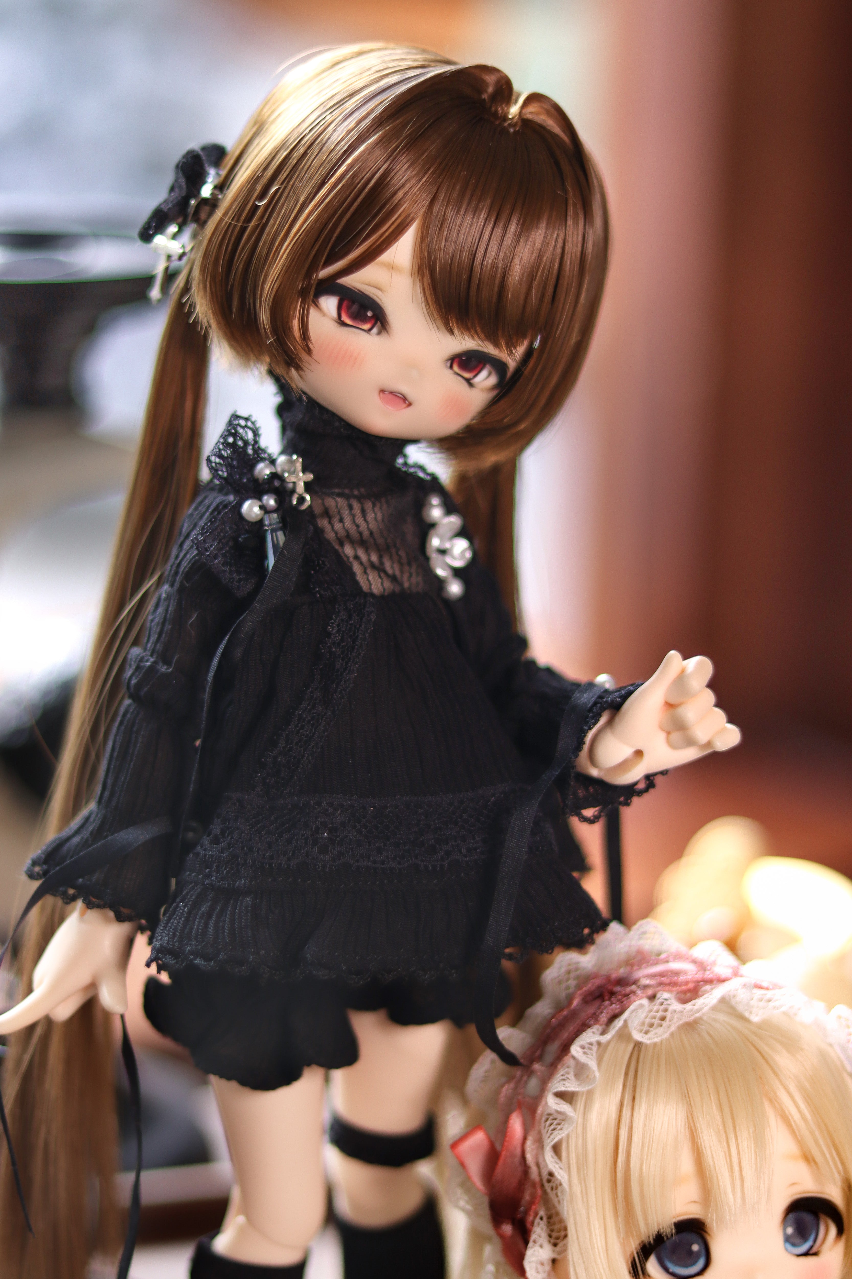 MiMi 1/4 BJD Head Chestnut & Croissant
