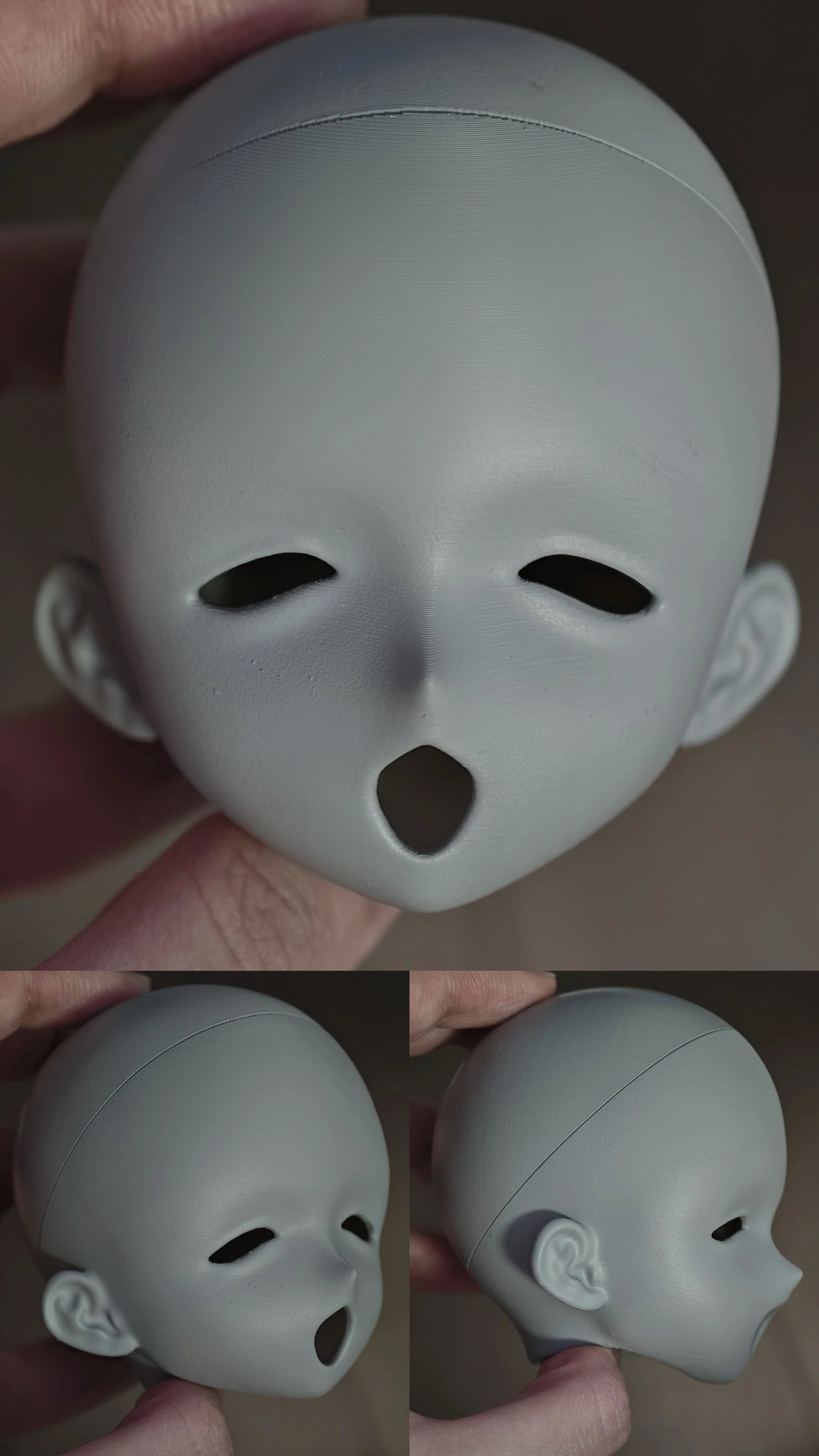 Burnt Duck 1/4 BJD Head Chinaiko