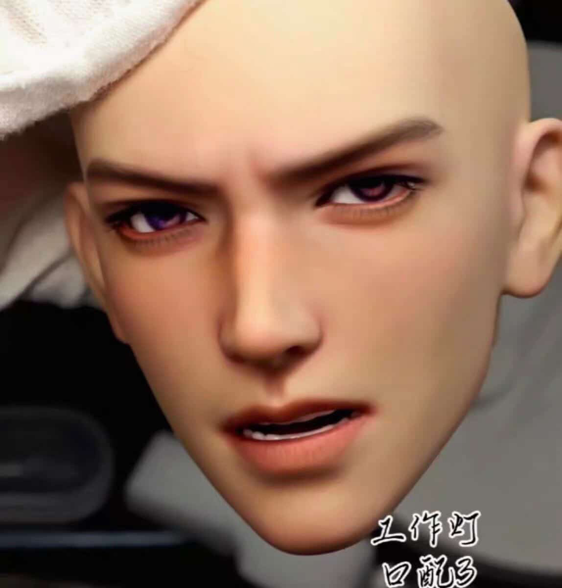 Personalized Character Customization 75cm Caleb head with faceup