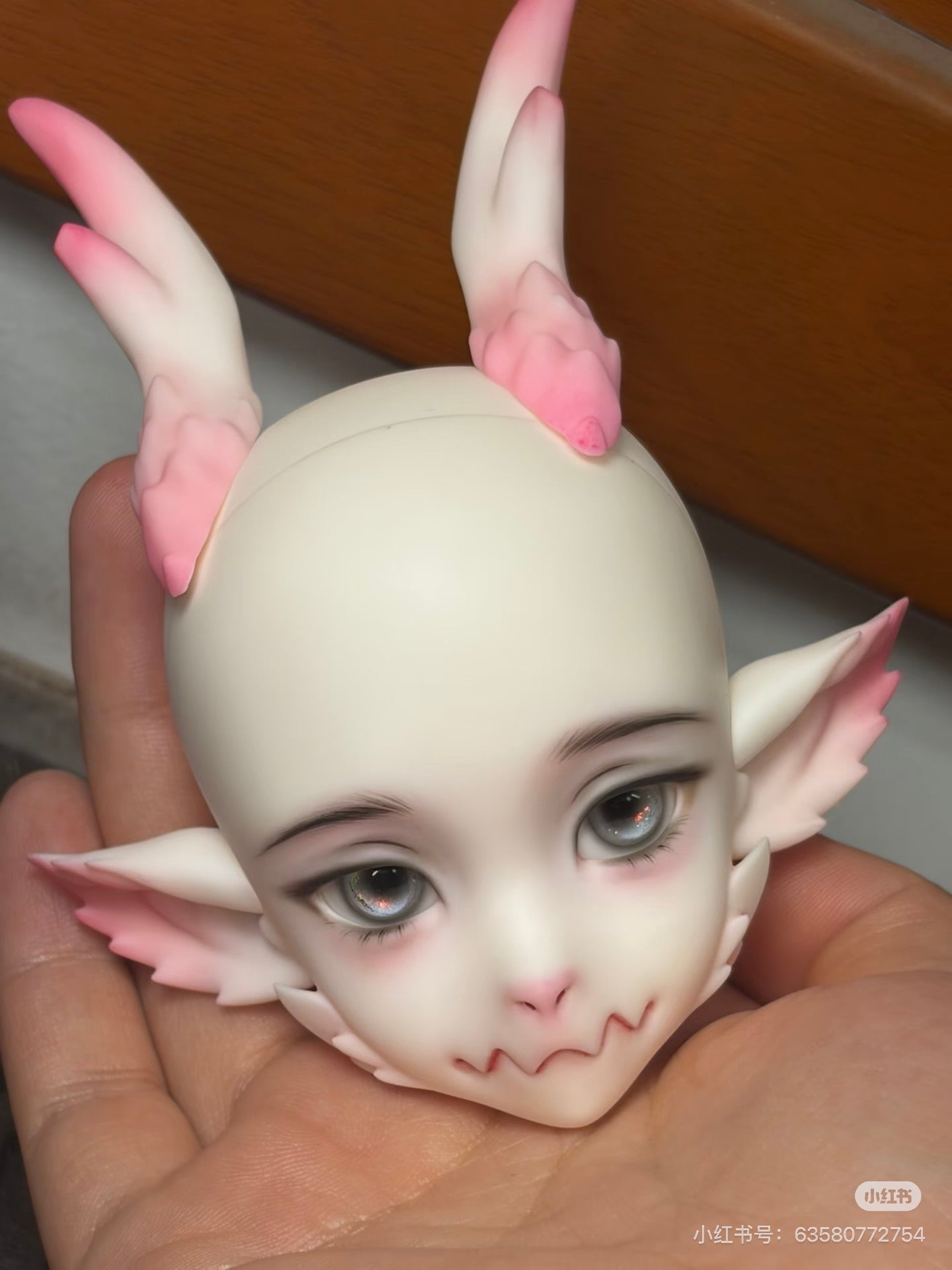 Kukudoll 1/4 BJD head Little Dragon