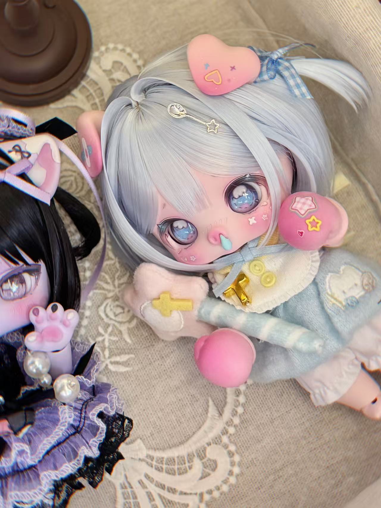 JemmyDoll 1/12 BJD big head full set HuluPig & HuluCat