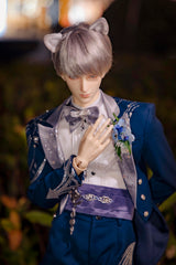 Xavier Cos 75-77cm dark blue wedding dress BJD outfits代购