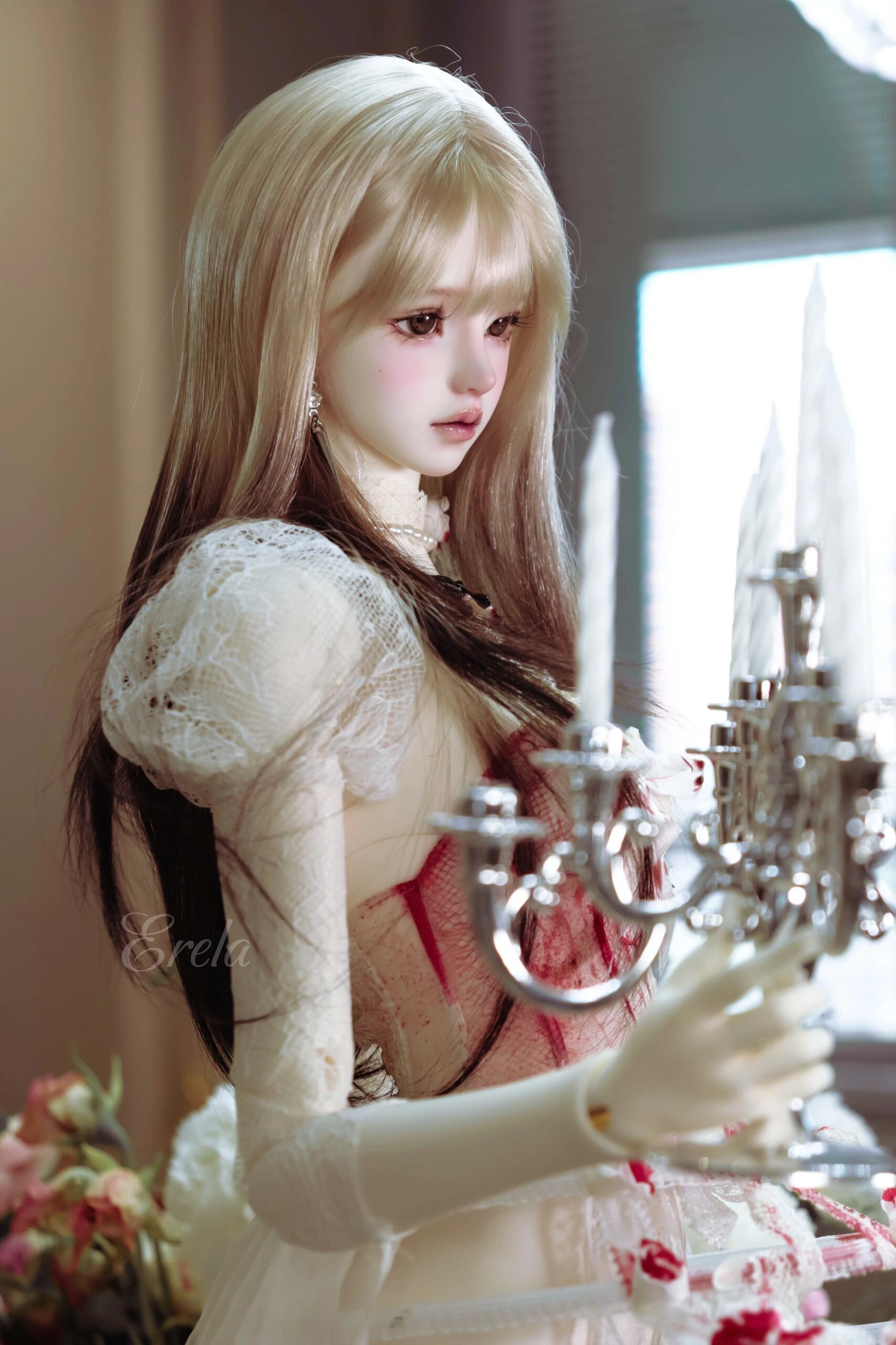 QianQian 1/3 BJD Head Erela & Arena