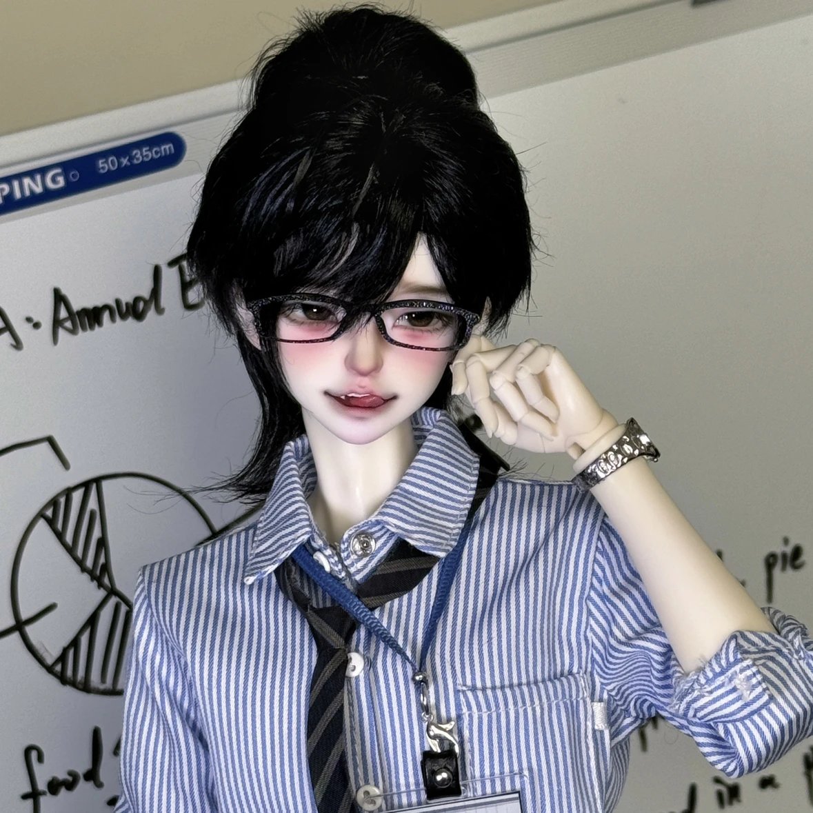 MuHan 1/4 bjd head Abe