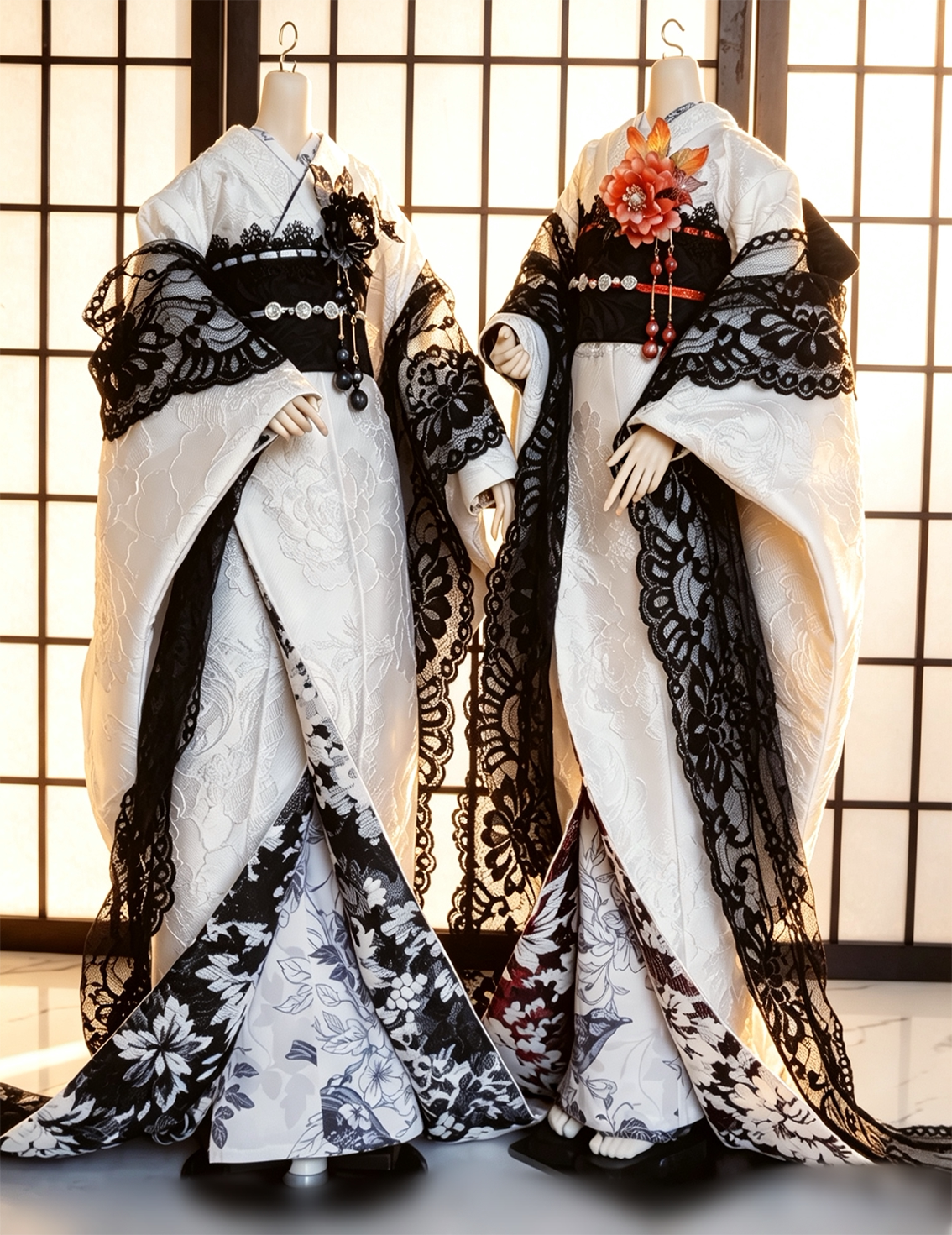 LanTingJiMeng 1/4 1/3 68cm-75cm uncles Kimono BJD clothing