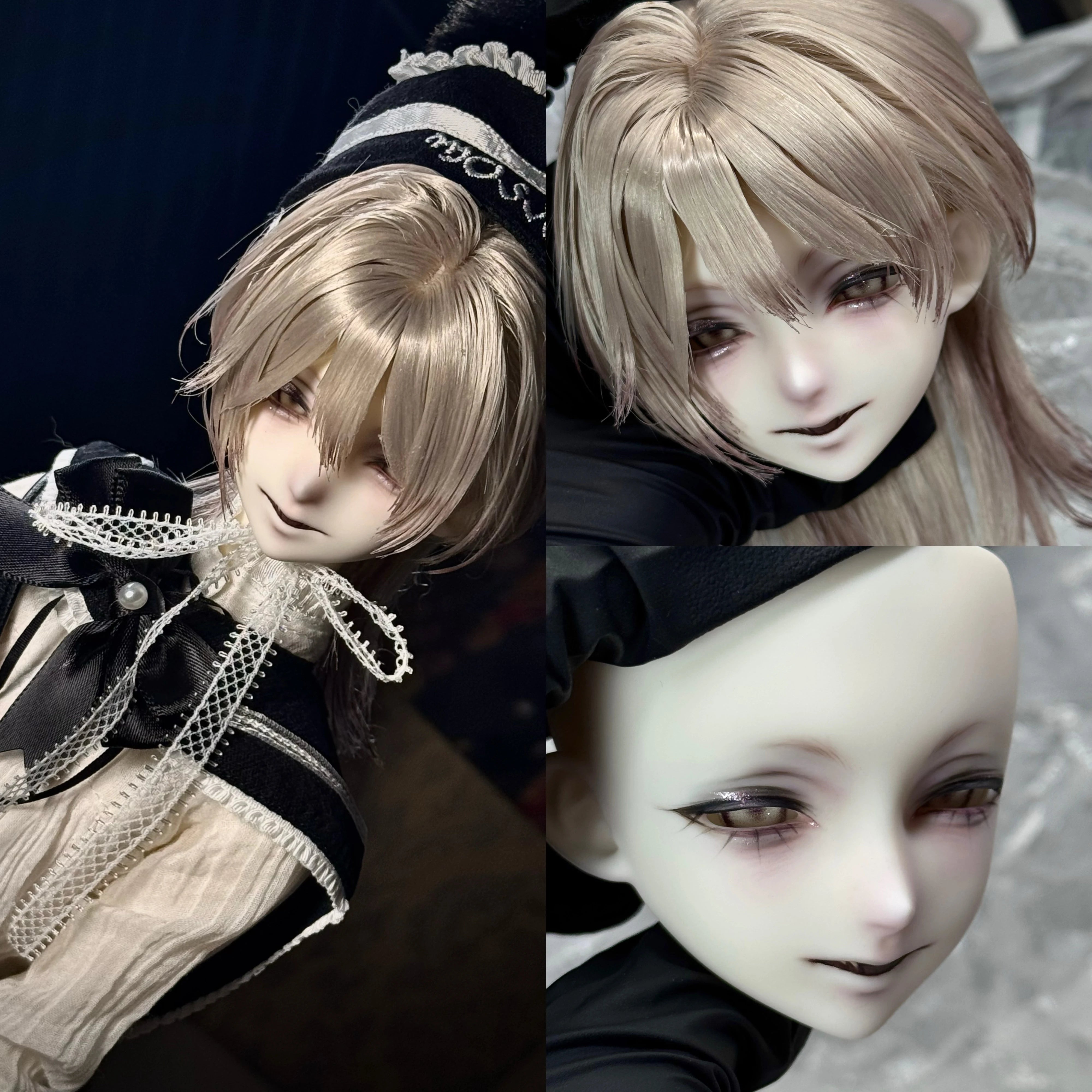 SMAN  1/4 BJD Head Smiling XiHe代购