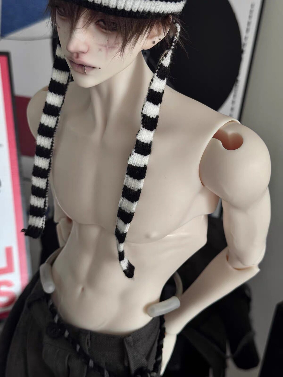 FMD 75cm thin muscle bjd body male