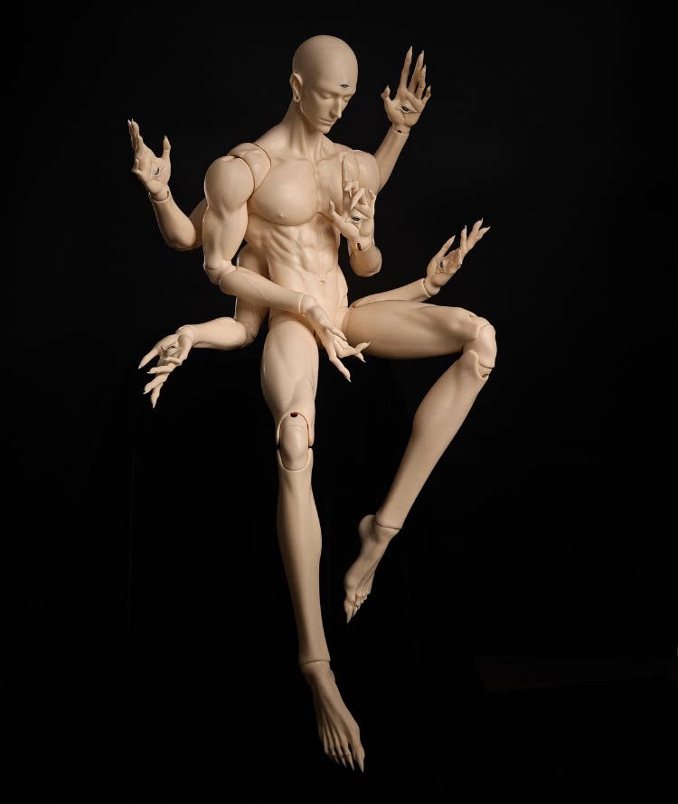 FantasyShape 77cm BJD body Three eyes and six arms Micah
