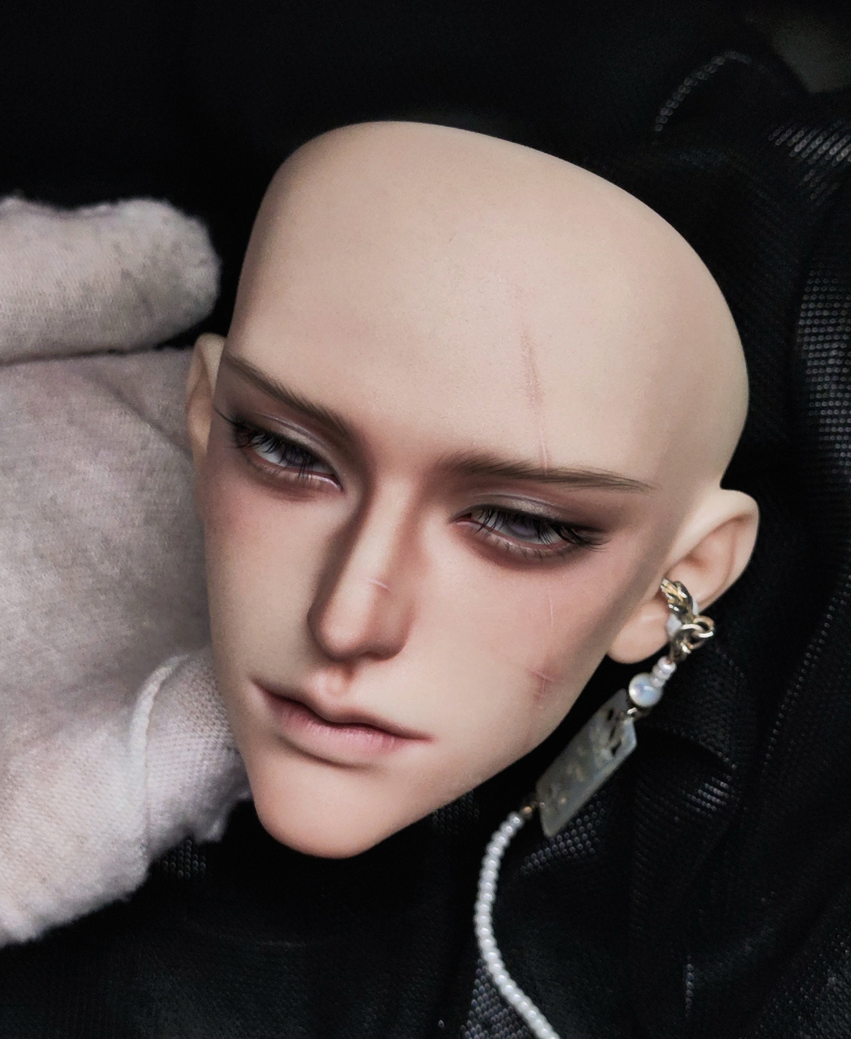 Light 1/4 75cm BJD head Aries代购