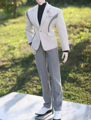 Xavier cos Silver Light Carving 75cm 77cm BJD outfits