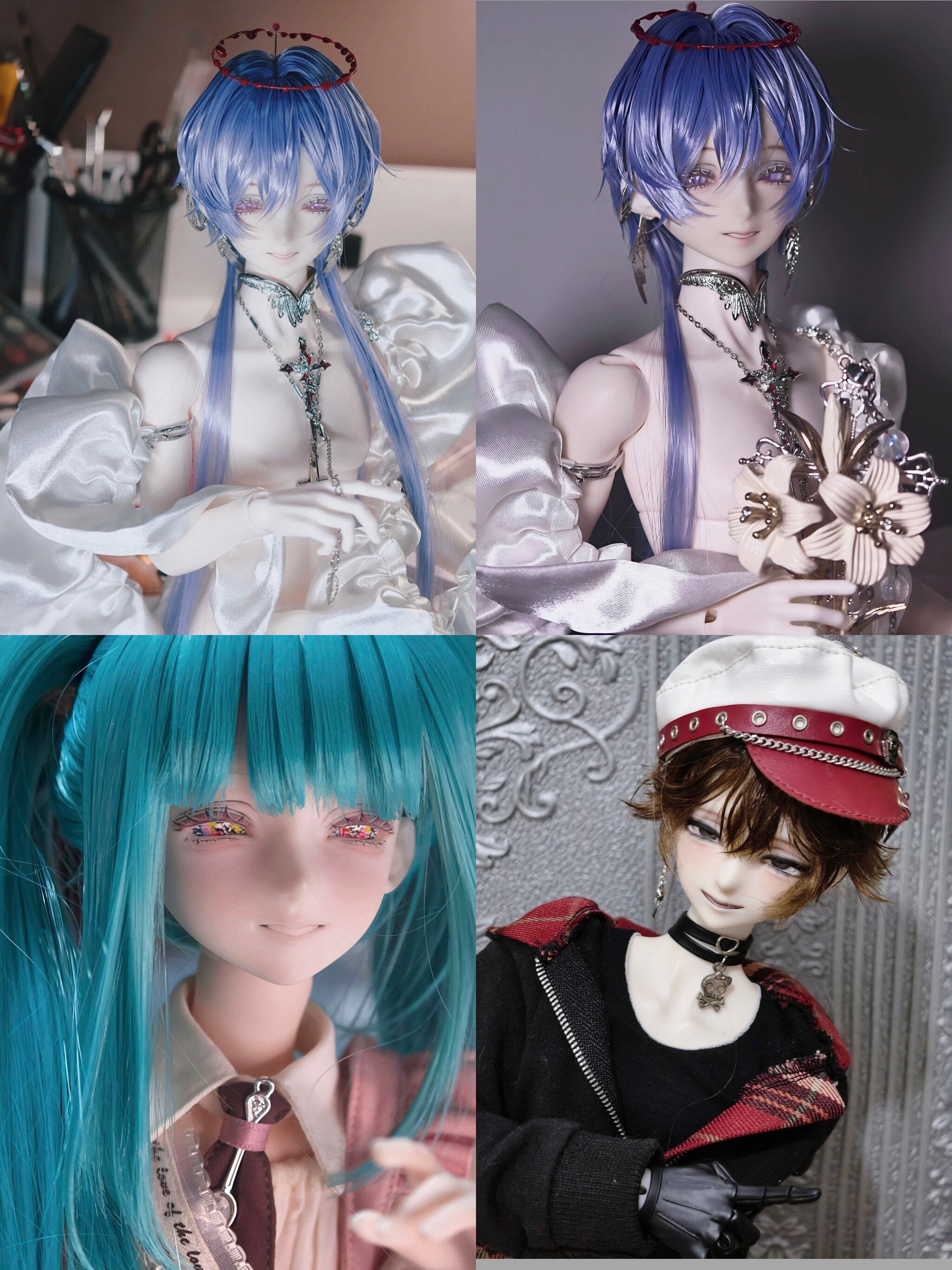 SMAN  1/4 BJD Head Smiling XiHe代购