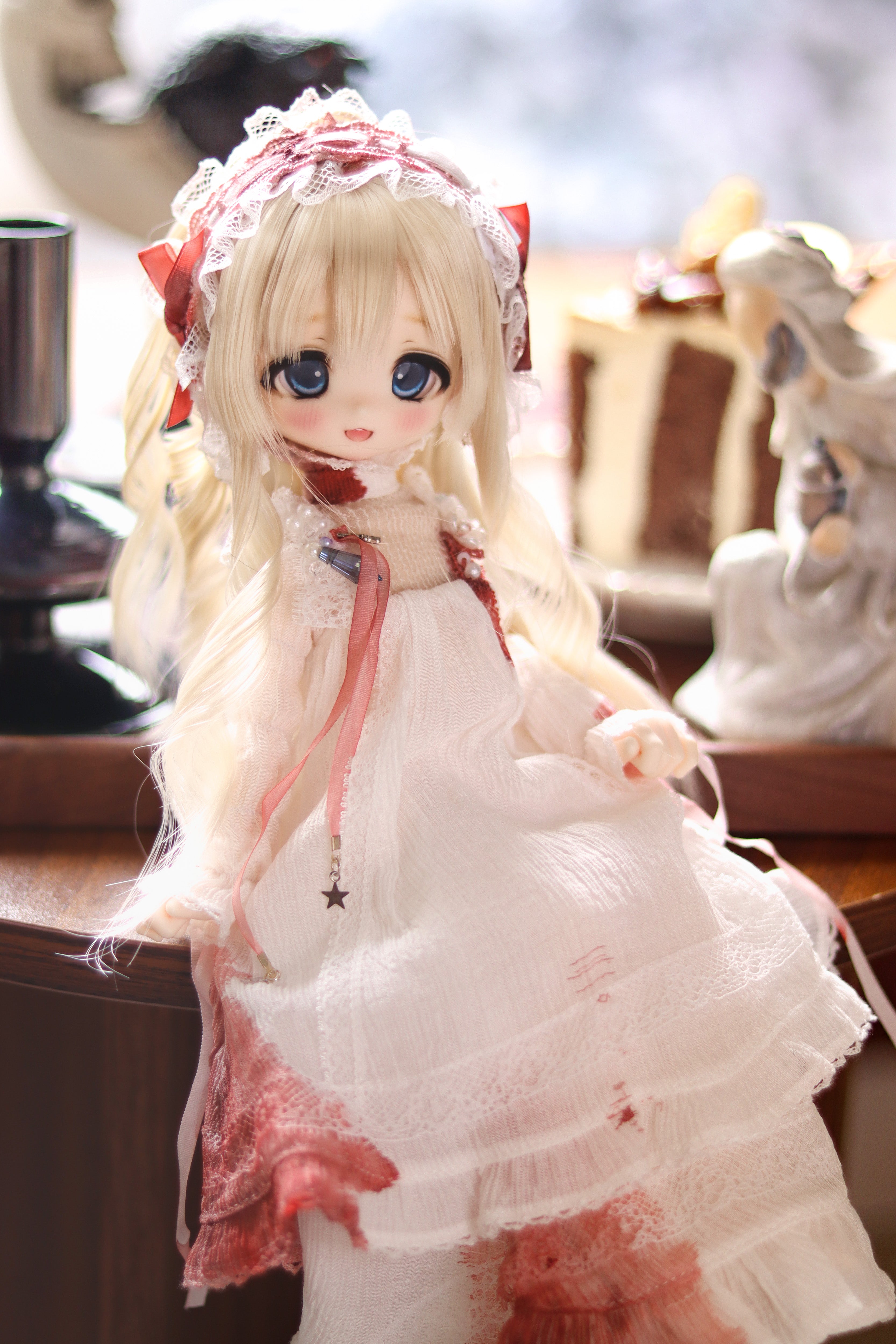 MiMi 1/4 BJD Head Chestnut & Croissant