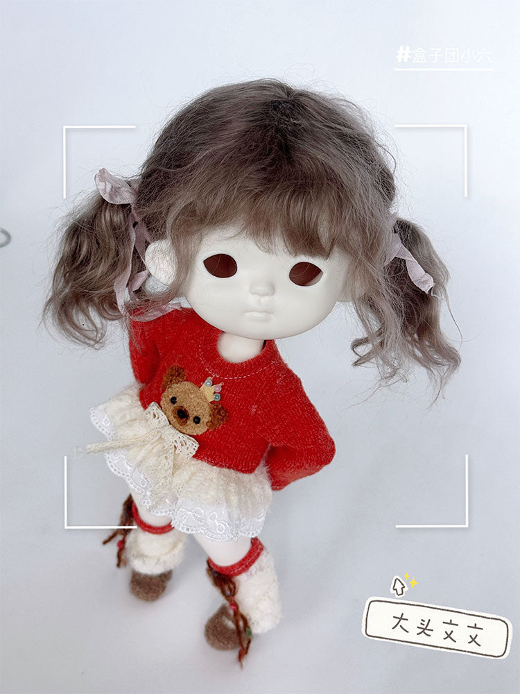 Box small 1/6 bjd resin body---Mini Hetao body