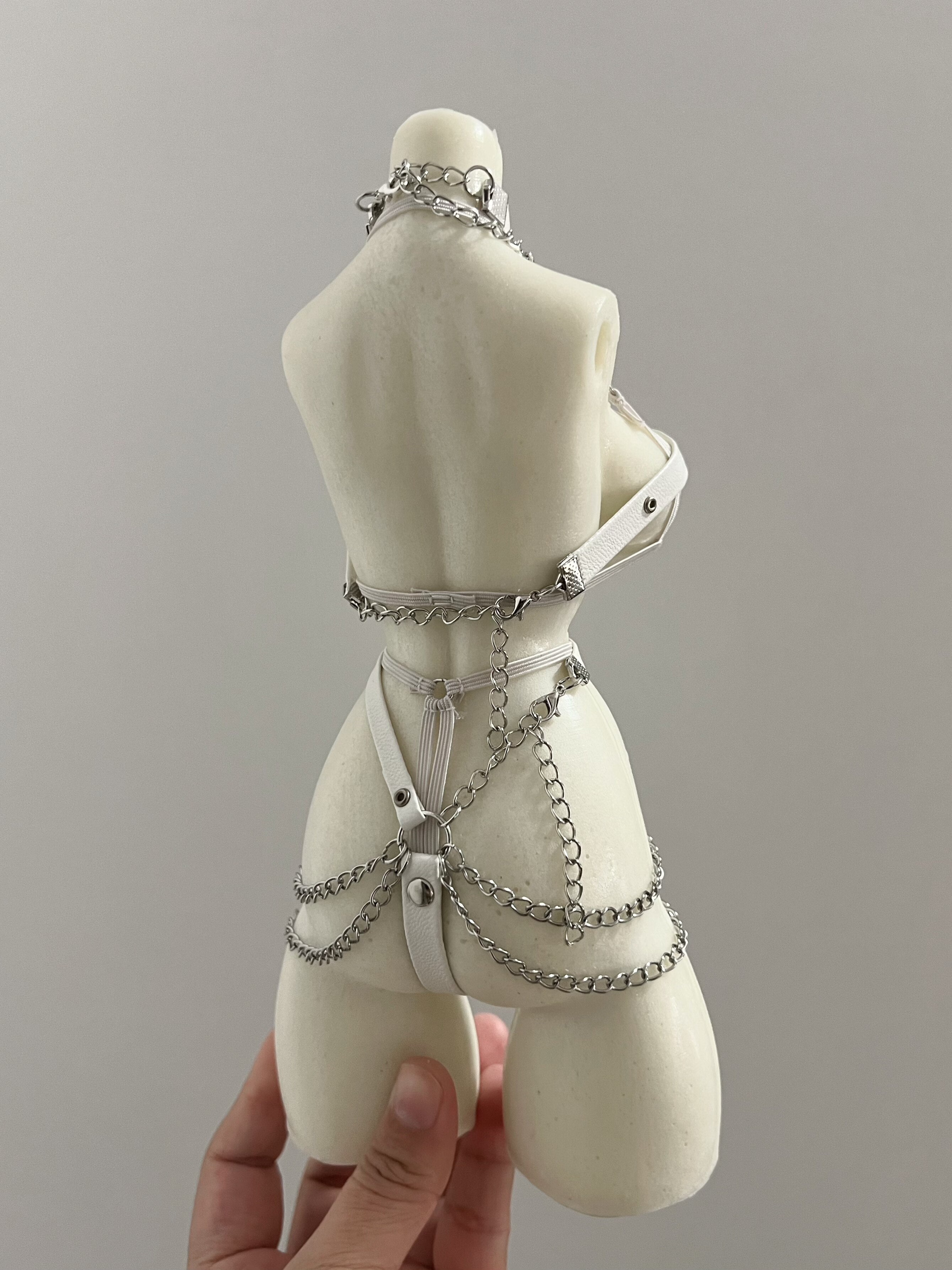 Minimalism 1/4 1/3 Bondage Strap Lingerie Set BJD clothing