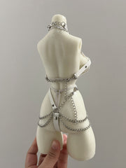 Minimalism 1/4 1/3 Bondage Strap Lingerie Set BJD clothing