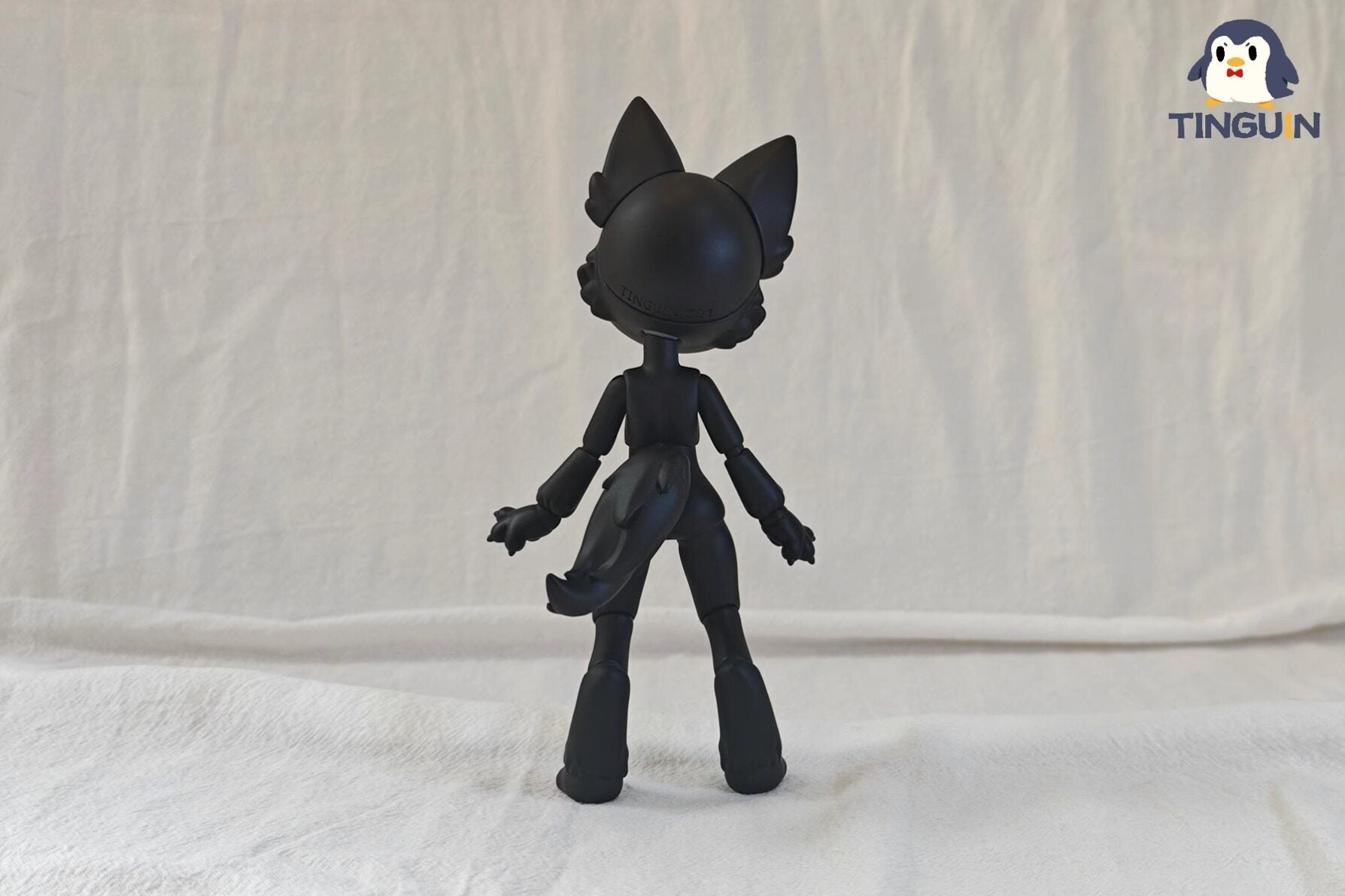 Tinguin 1/12 Cat BJD Body black color