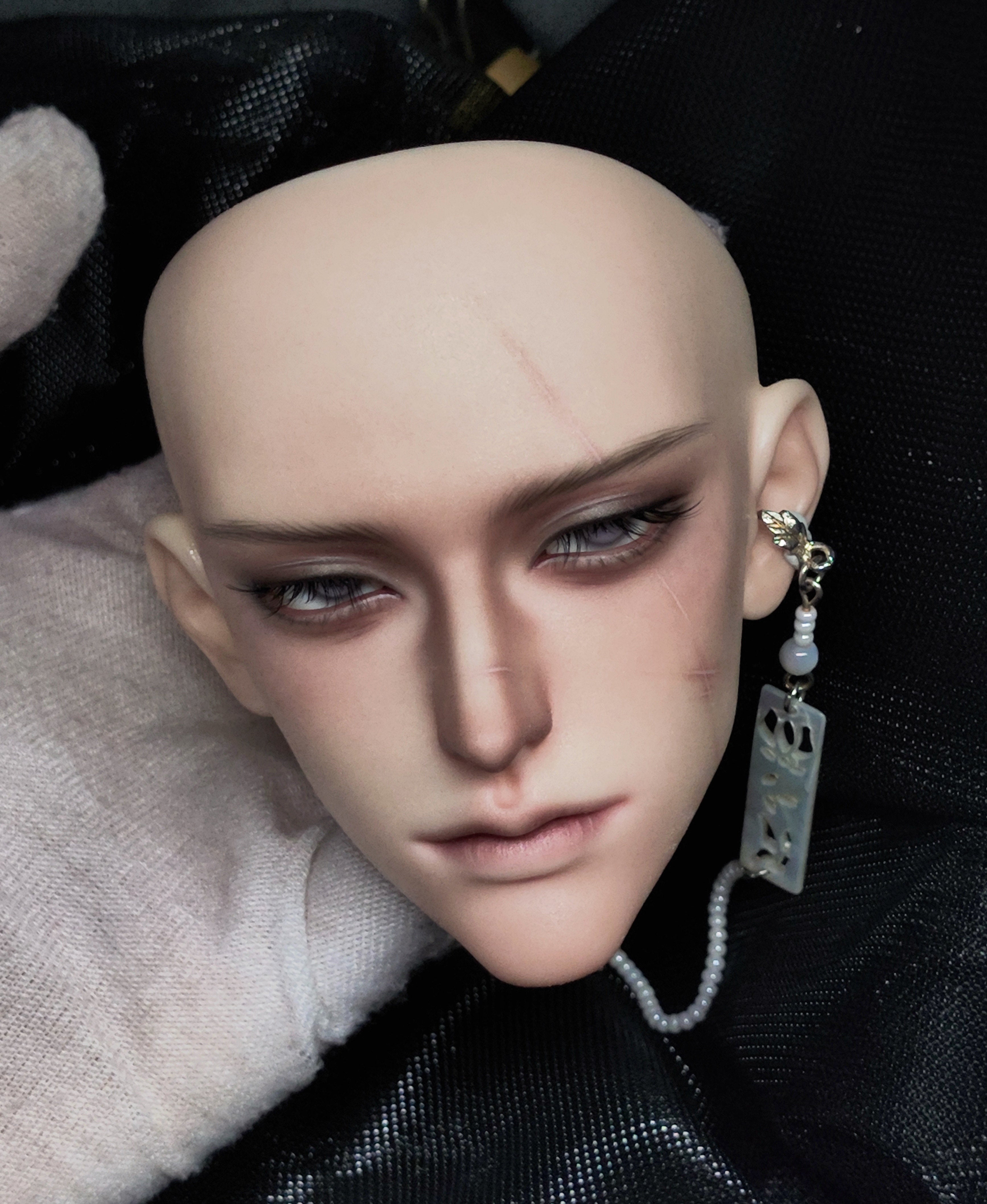 Light 1/4 75cm BJD head Aries代购
