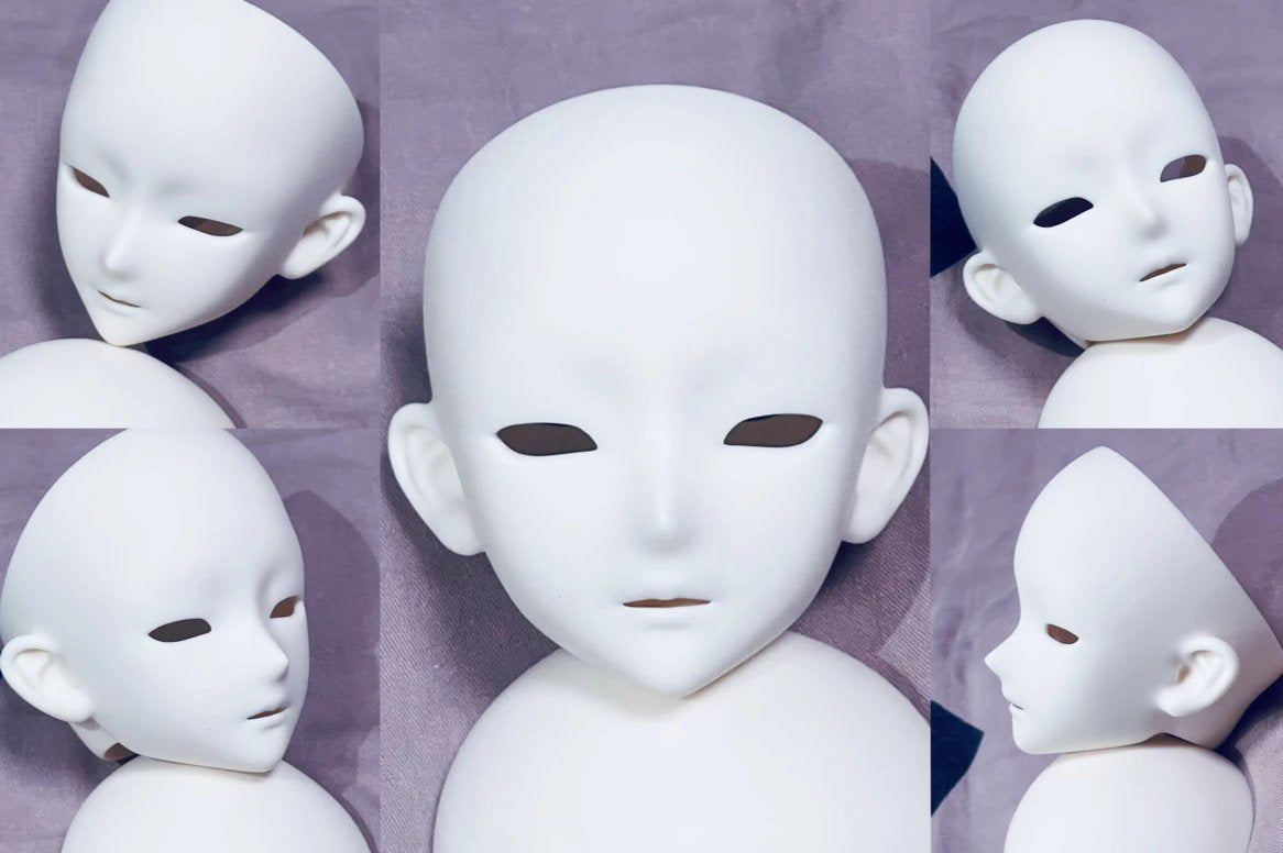 BlackWhite 刻 23TH.VER 70cm BJD Head