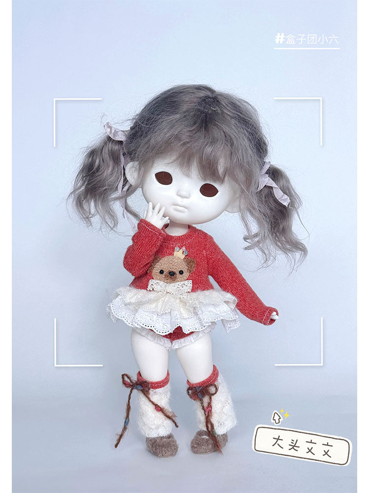 Box small 1/6 bjd resin body---Mini Hetao body