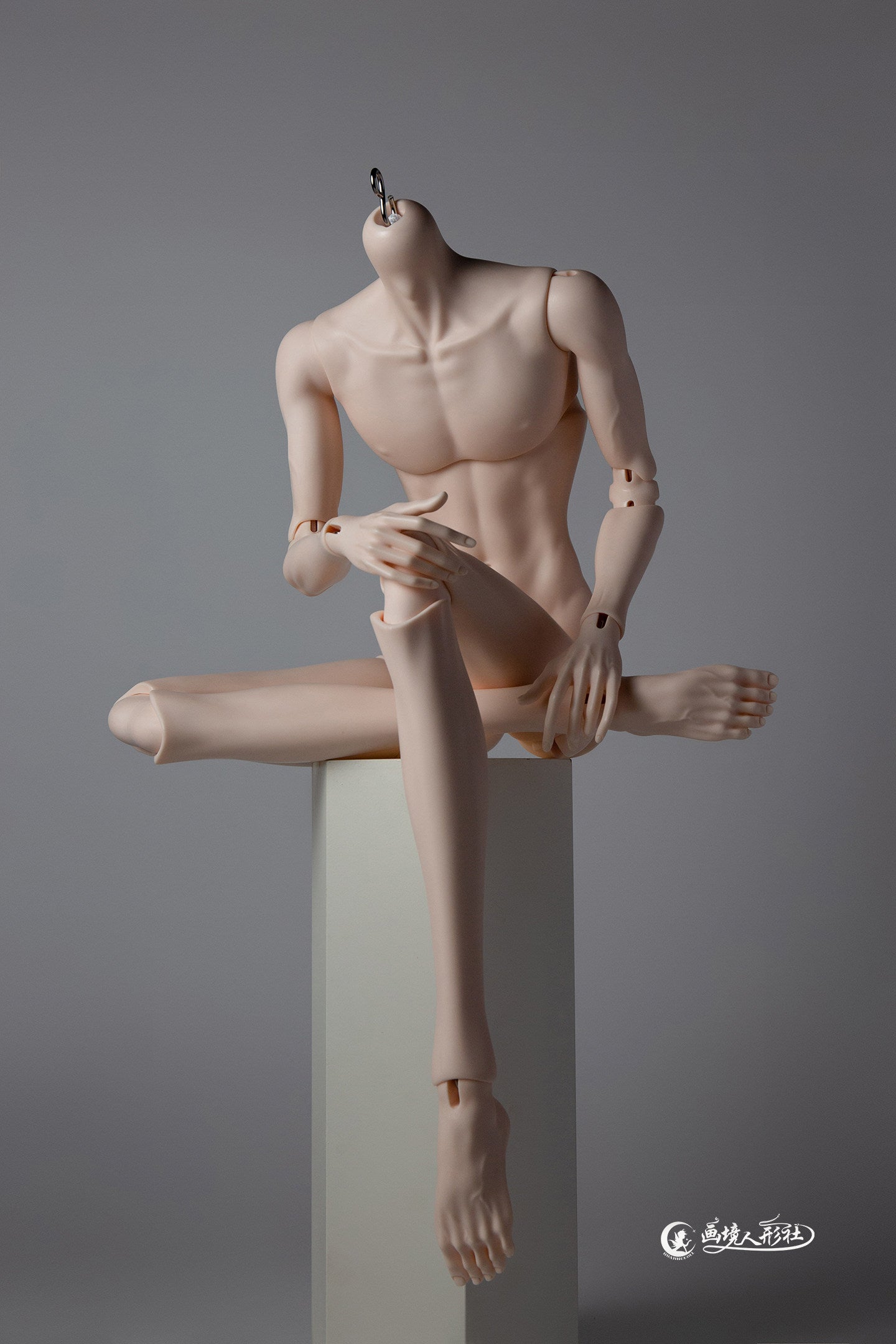 HUAJINGDOLL 75cm thin muscle bjd body male代购