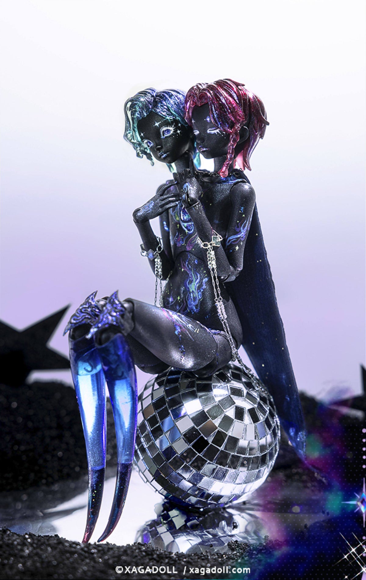 XAGADOLL 1/6 full set Sadia & Luxon Conjoined body with liquid legs