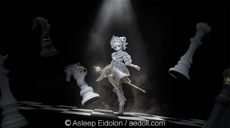 AEDOLL 1/4 nude doll full set Elo with soft body
