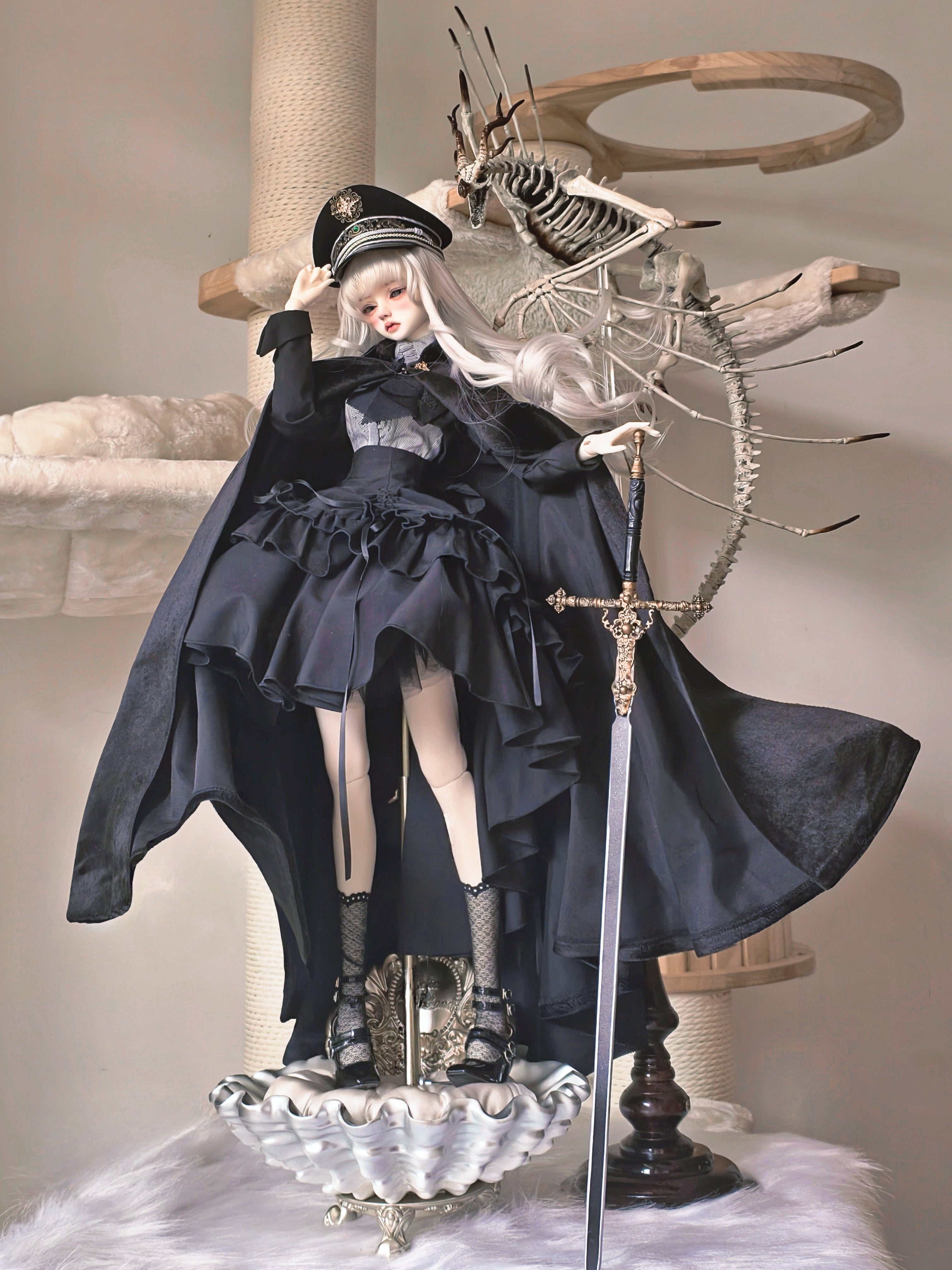 AphasiaLand 1/6 1/4 1/3 Venus Shell BJD Stand Resin Decorative Stand