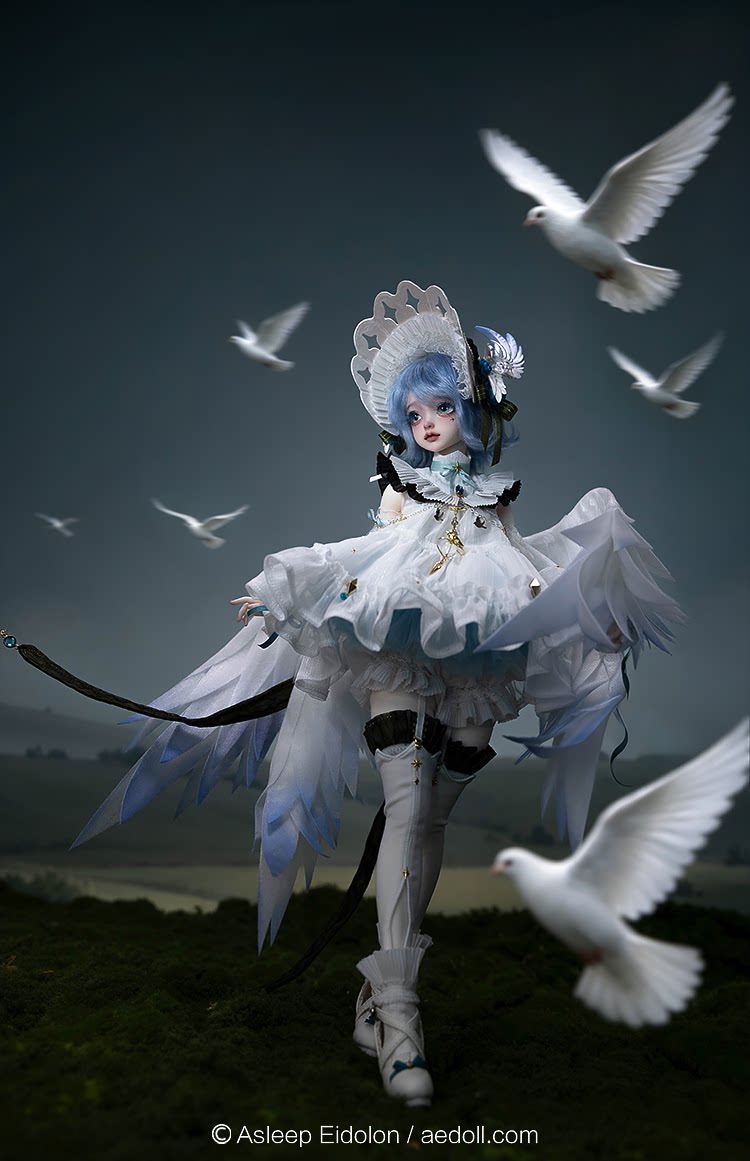 AEDOLL 1/4 nude doll full set LanDuo with mianmian body