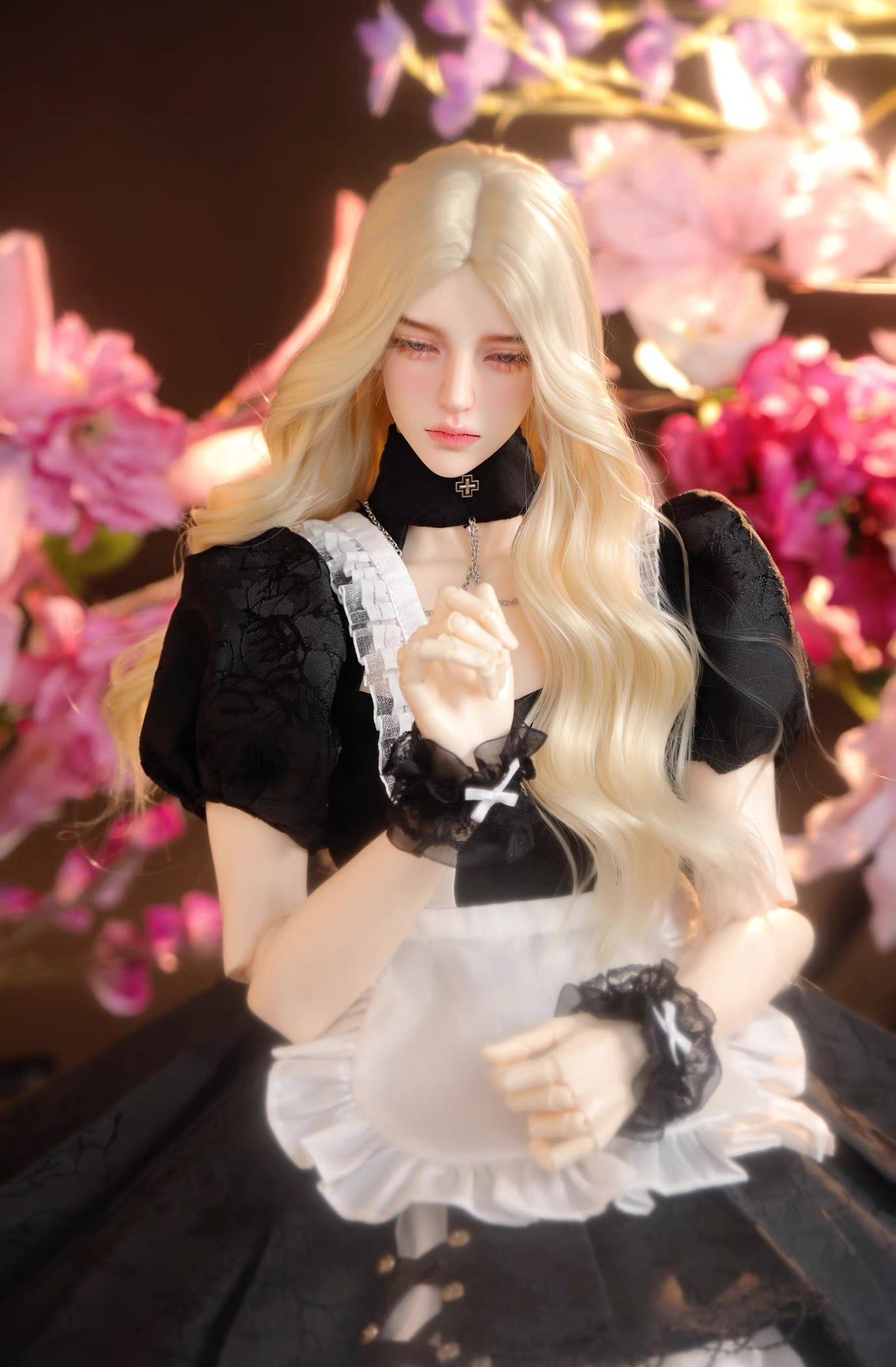 YunYuLou 1/3 Korean-style curly BJD wigs代购