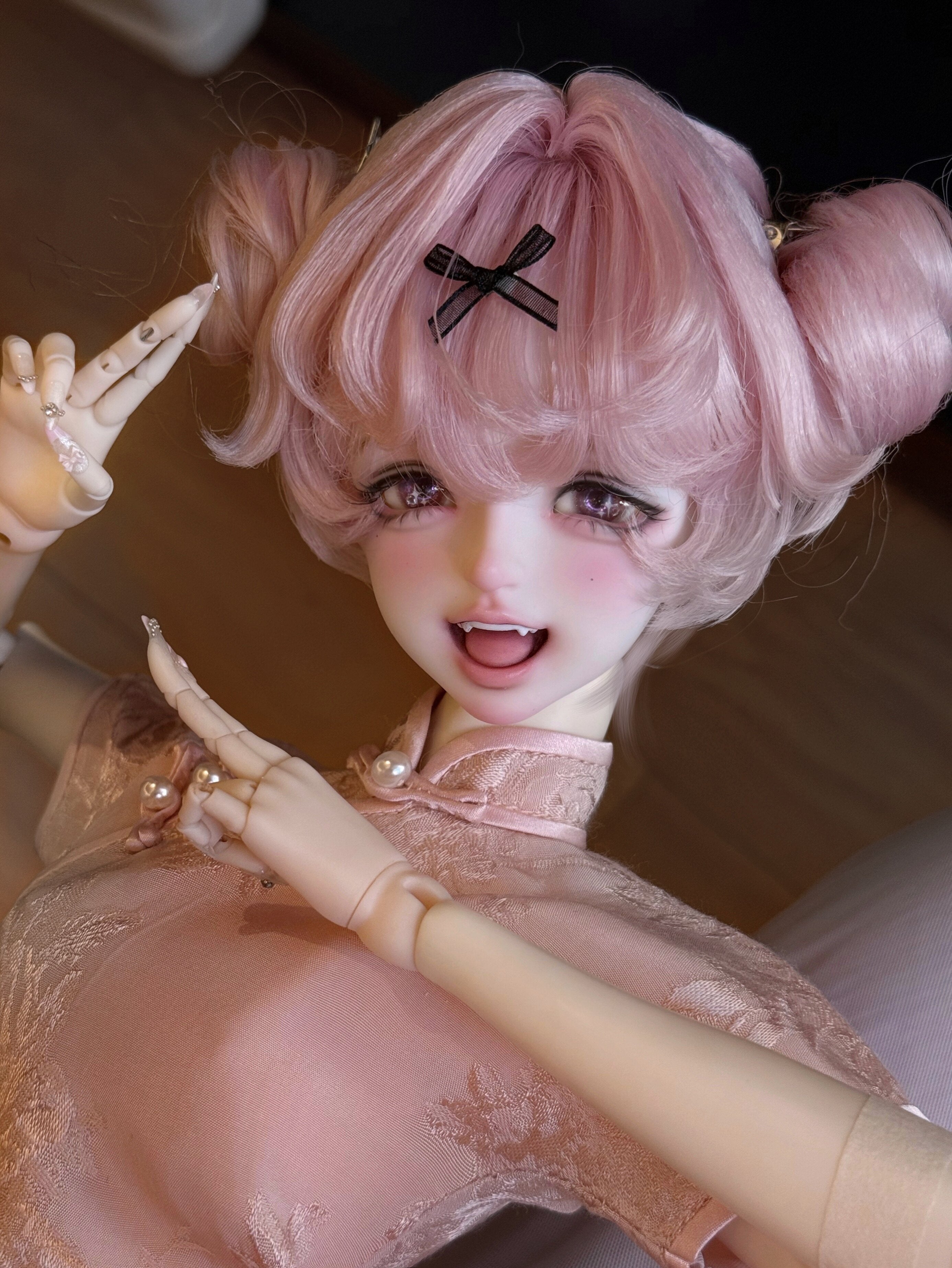Lalunadoll 1/3 BJD head Kitty Bean