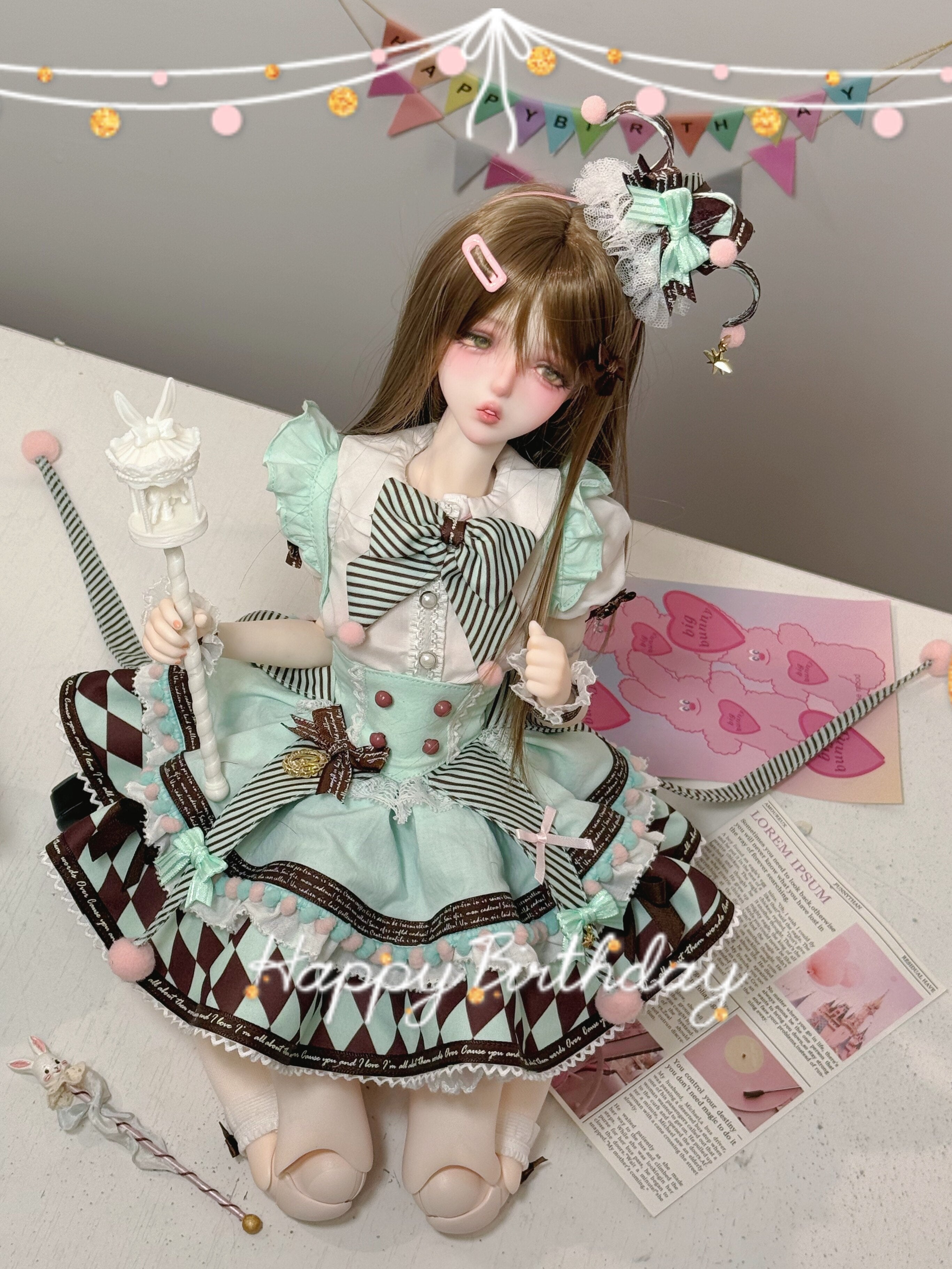 Lalunadoll 1/4 MDD AP outfits 《Fairy Tale Carnival》BJD clothing