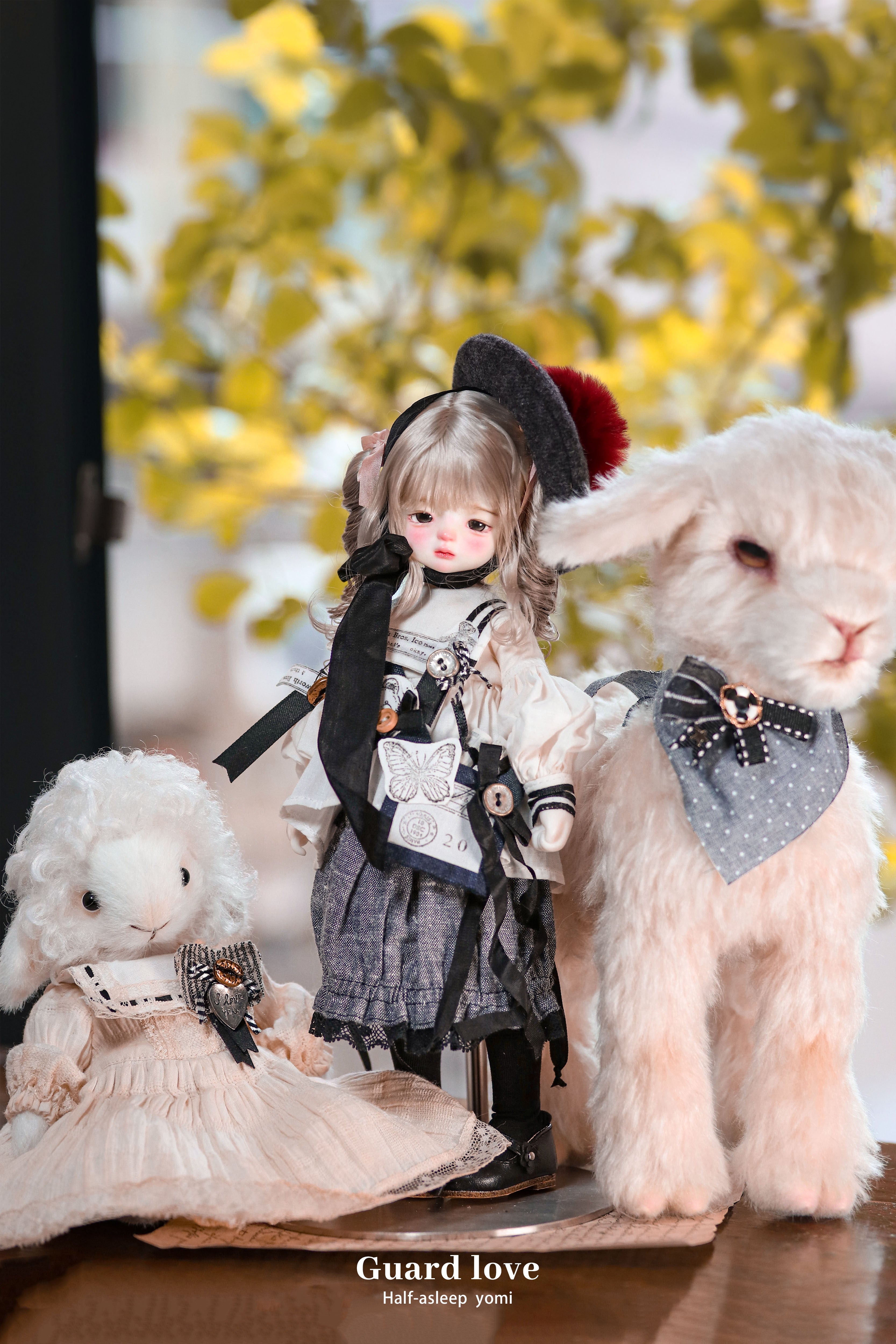 Guard-Love 1/6 BJD nude doll half sleeping Yomi