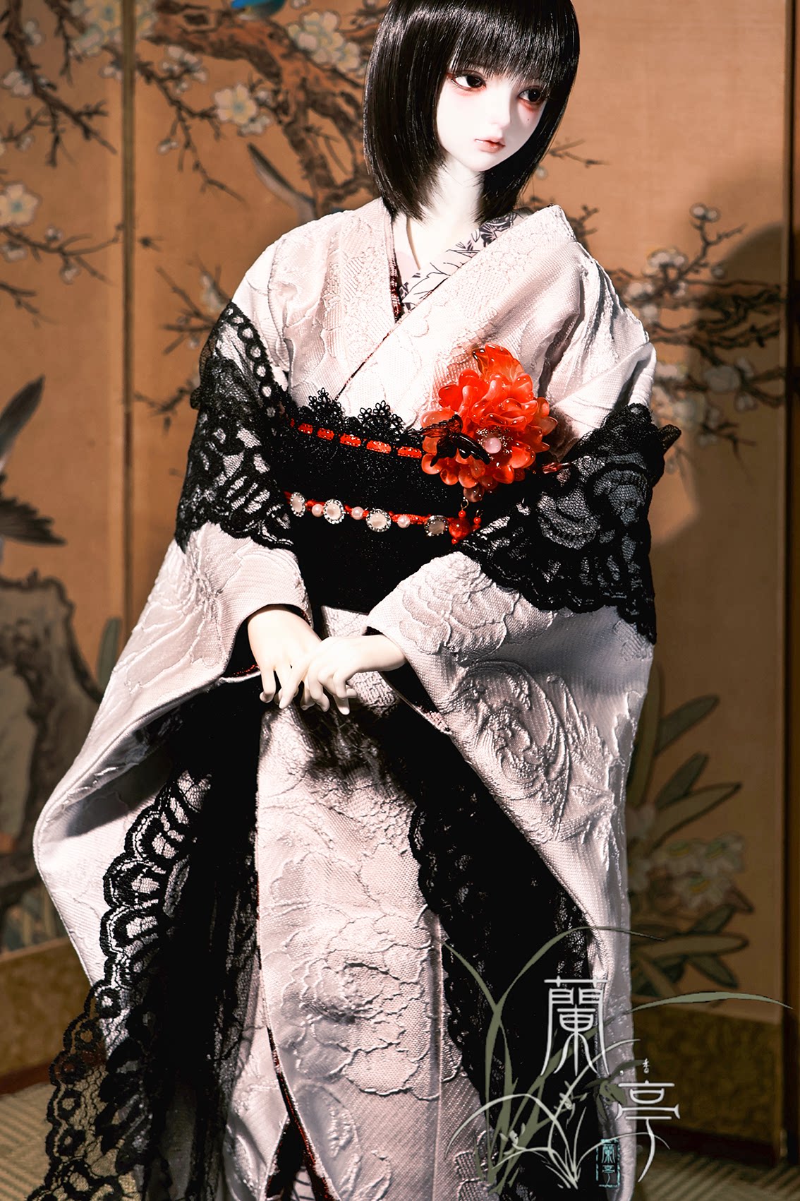 LanTingJiMeng 1/4 1/3 68cm-75cm uncles Kimono BJD clothing