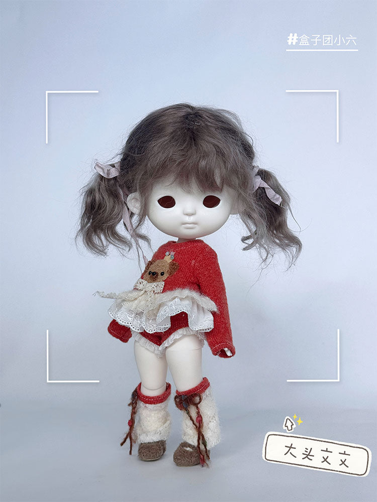 Box small 1/6 bjd resin body---Mini Hetao body